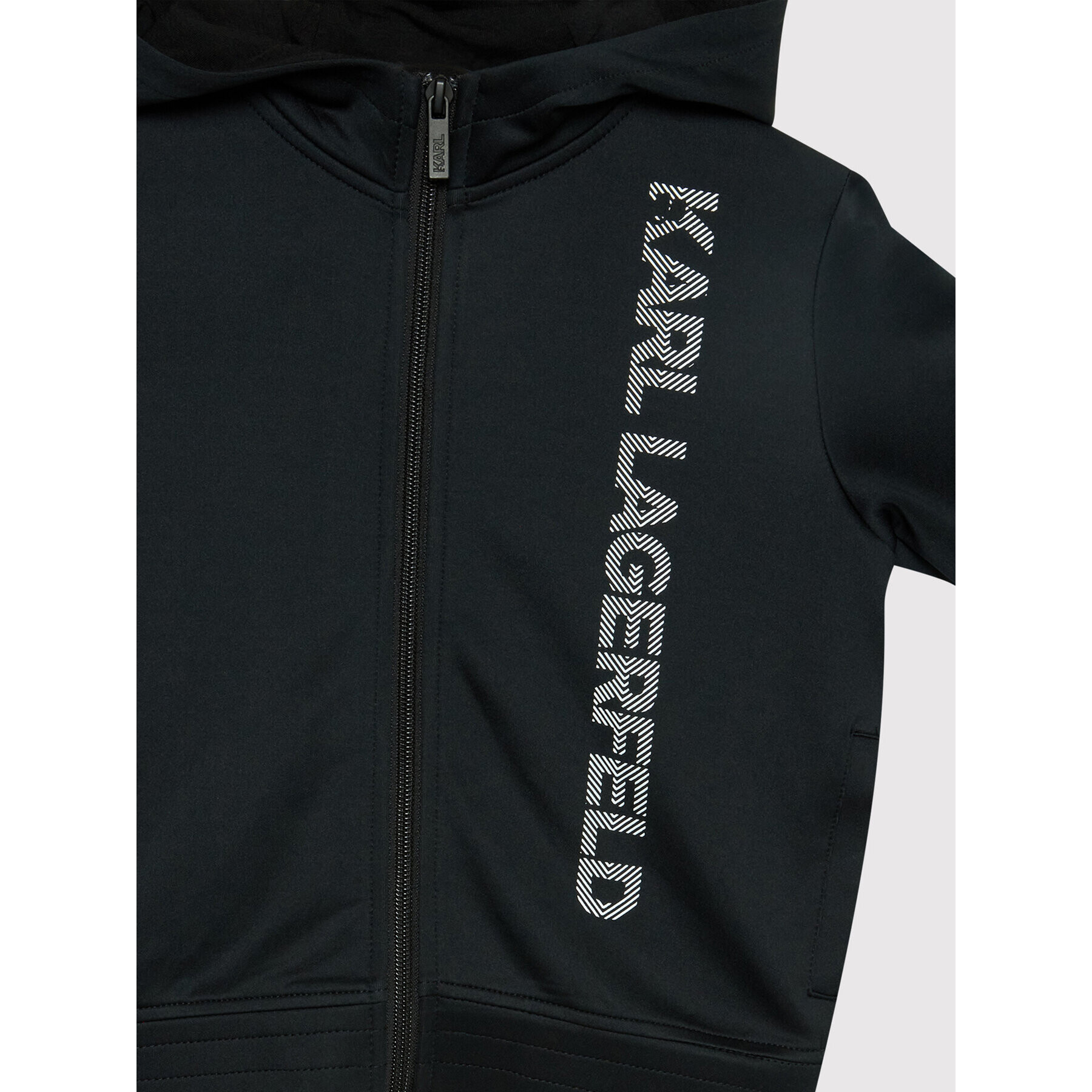 KARL LAGERFELD Суитшърт Z25355 S Черен Regular Fit - Pepit.bg