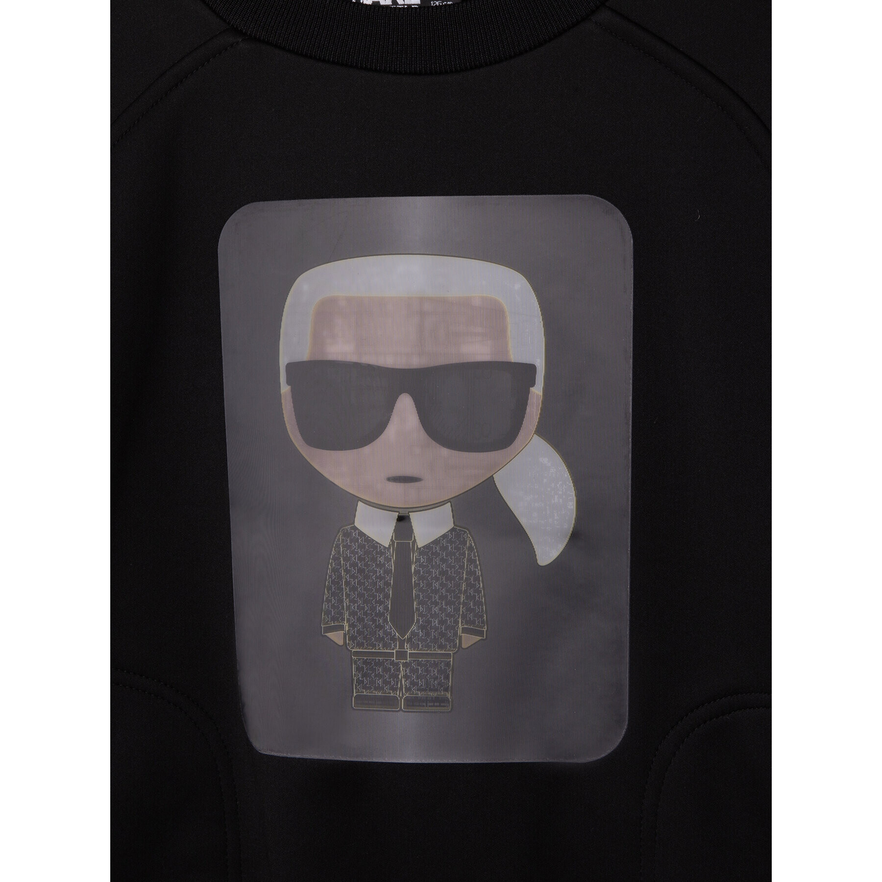 Karl Lagerfeld Kids Суитшърт Z25375 S Черен Regular Fit - Pepit.bg