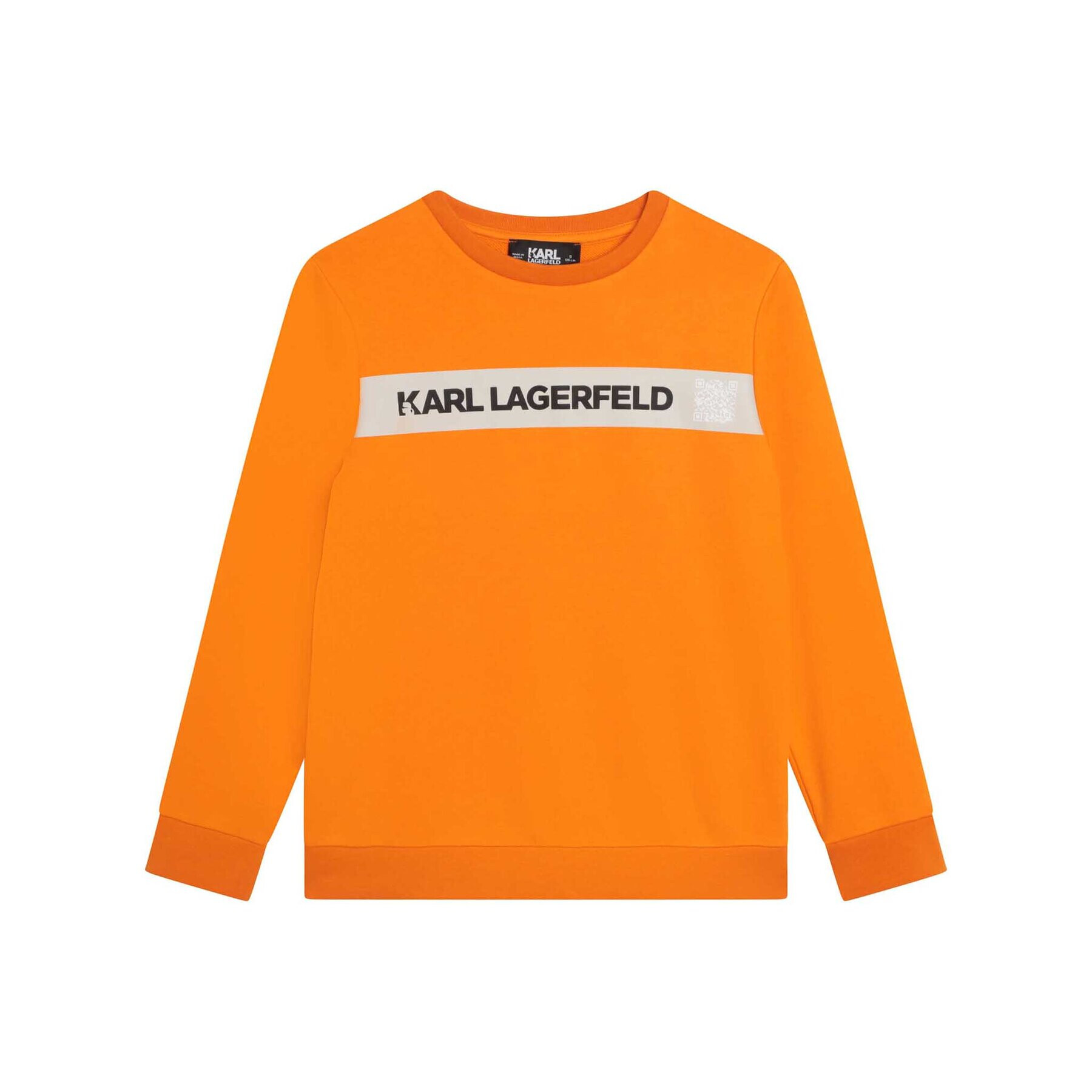 Karl Lagerfeld Kids Суитшърт Z25402 D Оранжев Regular Fit - Pepit.bg