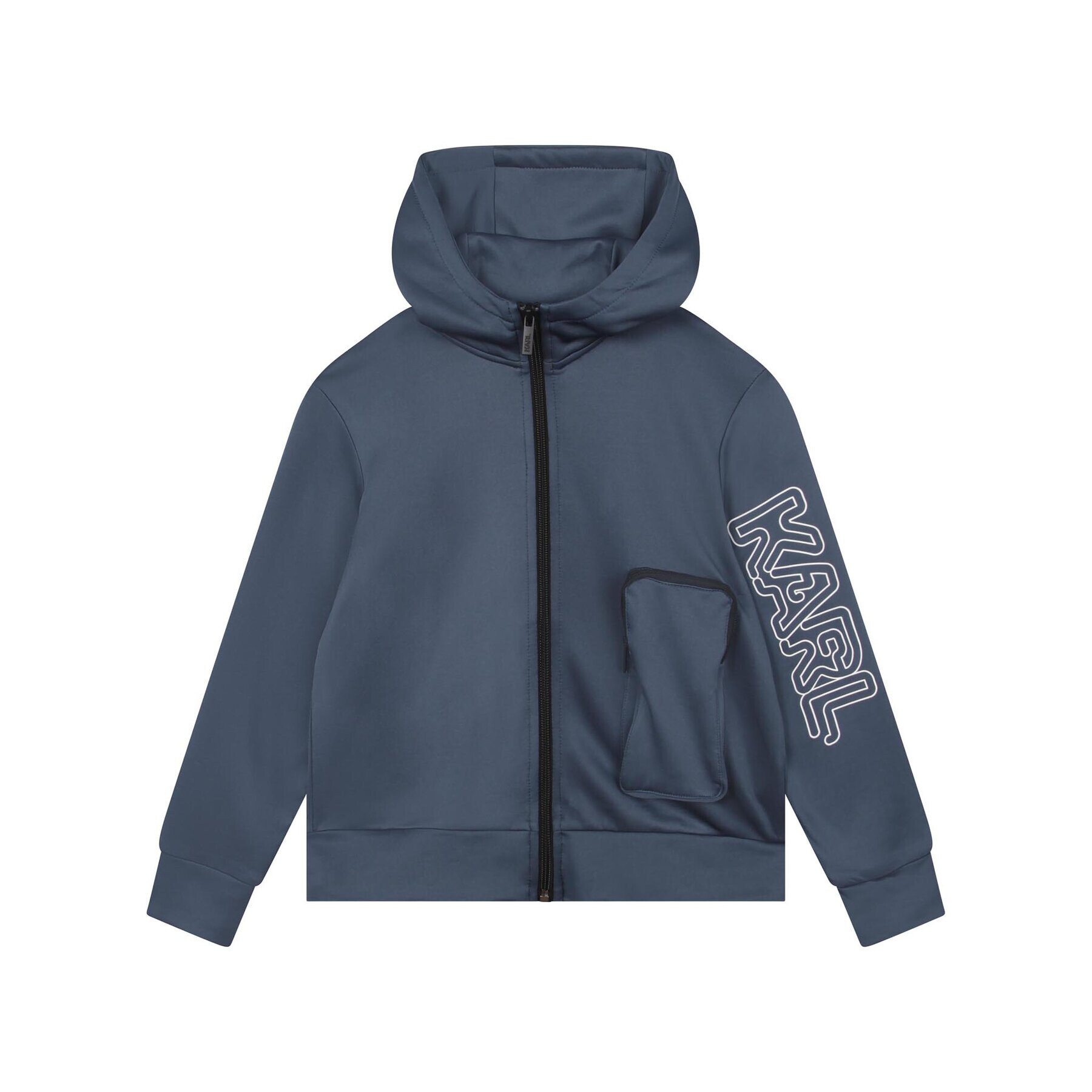 Karl Lagerfeld Kids Суитшърт Z25407 D Тъмносин Regular Fit - Pepit.bg