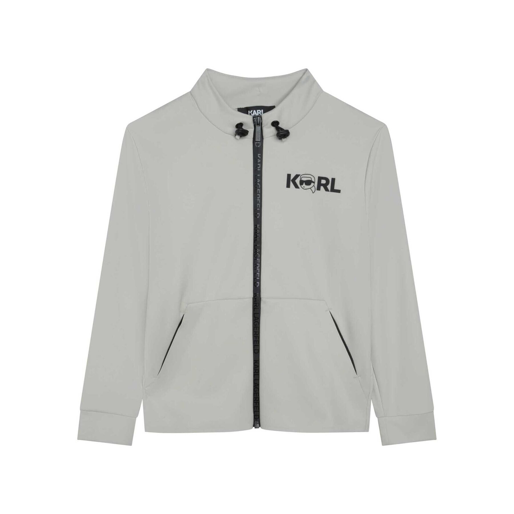 Karl Lagerfeld Kids Суитшърт Z25408 D Сив Regular Fit - Pepit.bg