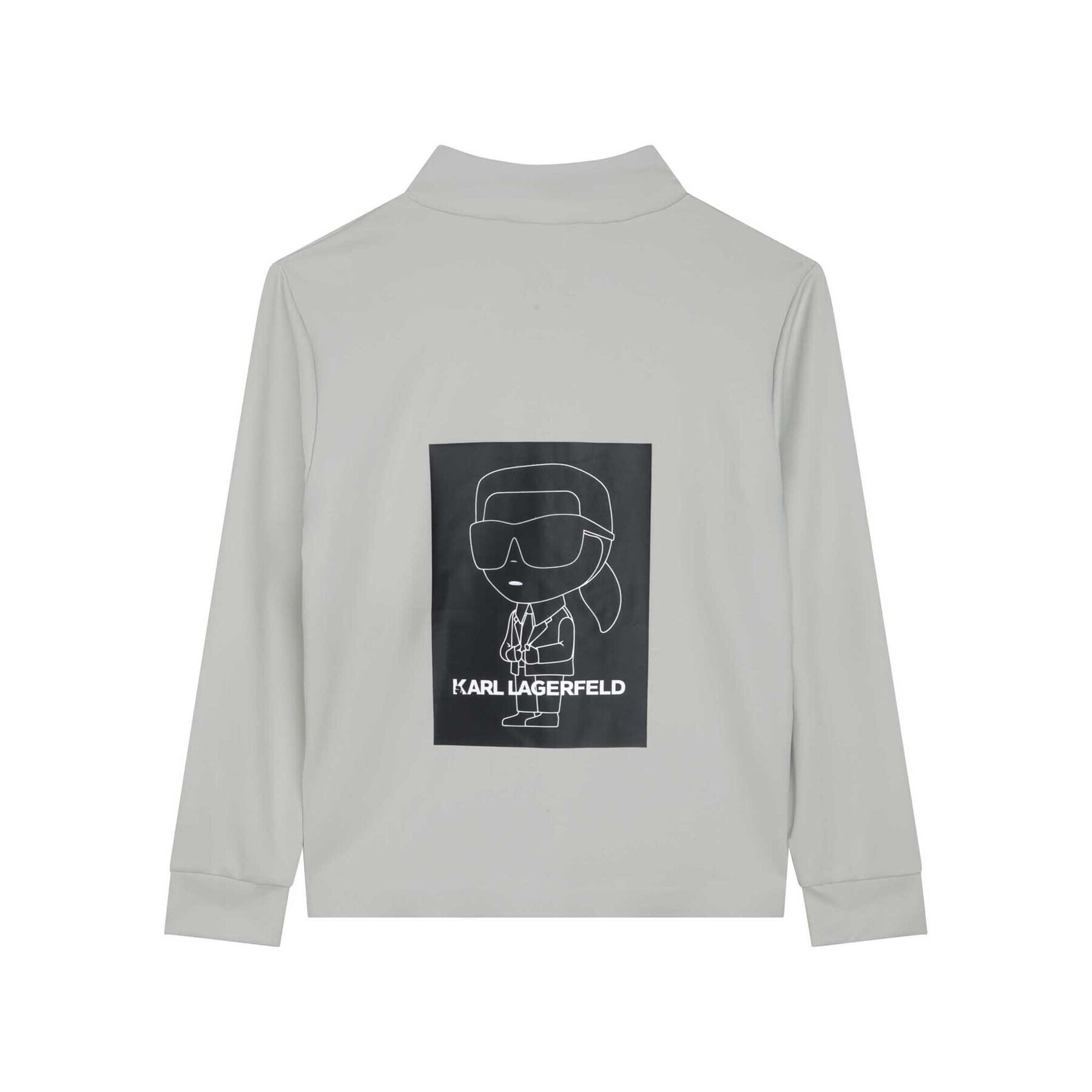 Karl Lagerfeld Kids Суитшърт Z25408 D Сив Regular Fit - Pepit.bg