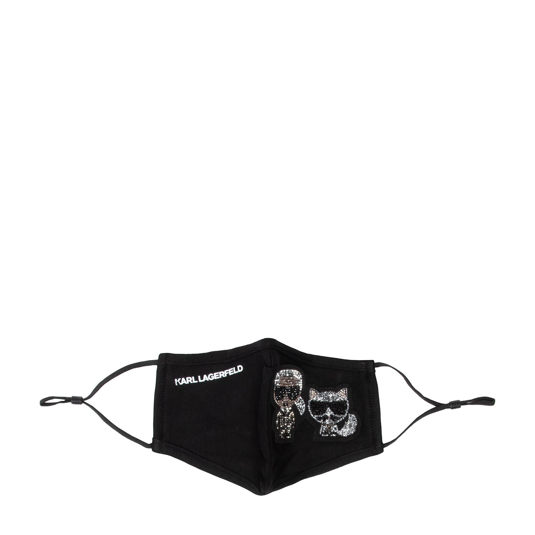 KARL LAGERFELD Текстилна маска 210W3917 Черен - Pepit.bg