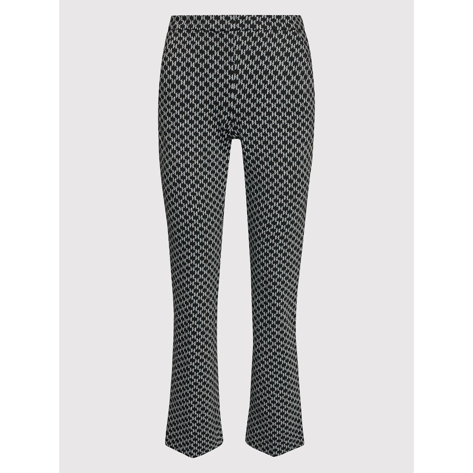 KARL LAGERFELD Текстилни панталони 221W1005 Черен Bootcut Fit - Pepit.bg