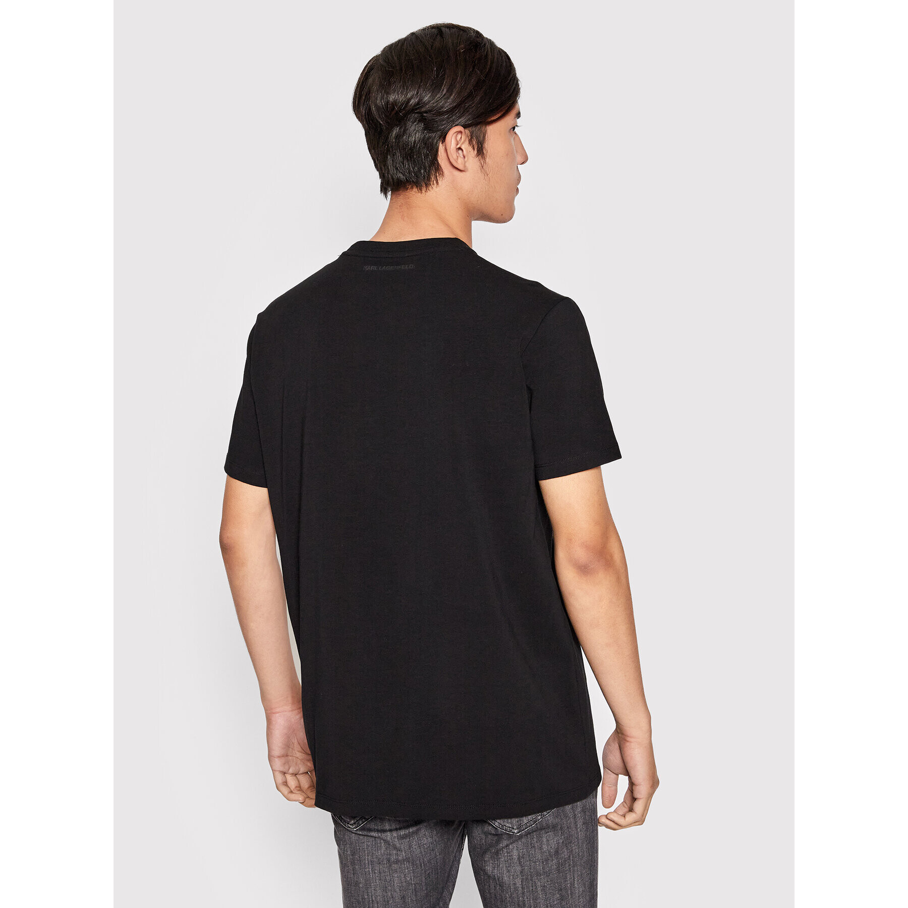 KARL LAGERFELD Тишърт 755023 521221 Черен Regular Fit - Pepit.bg