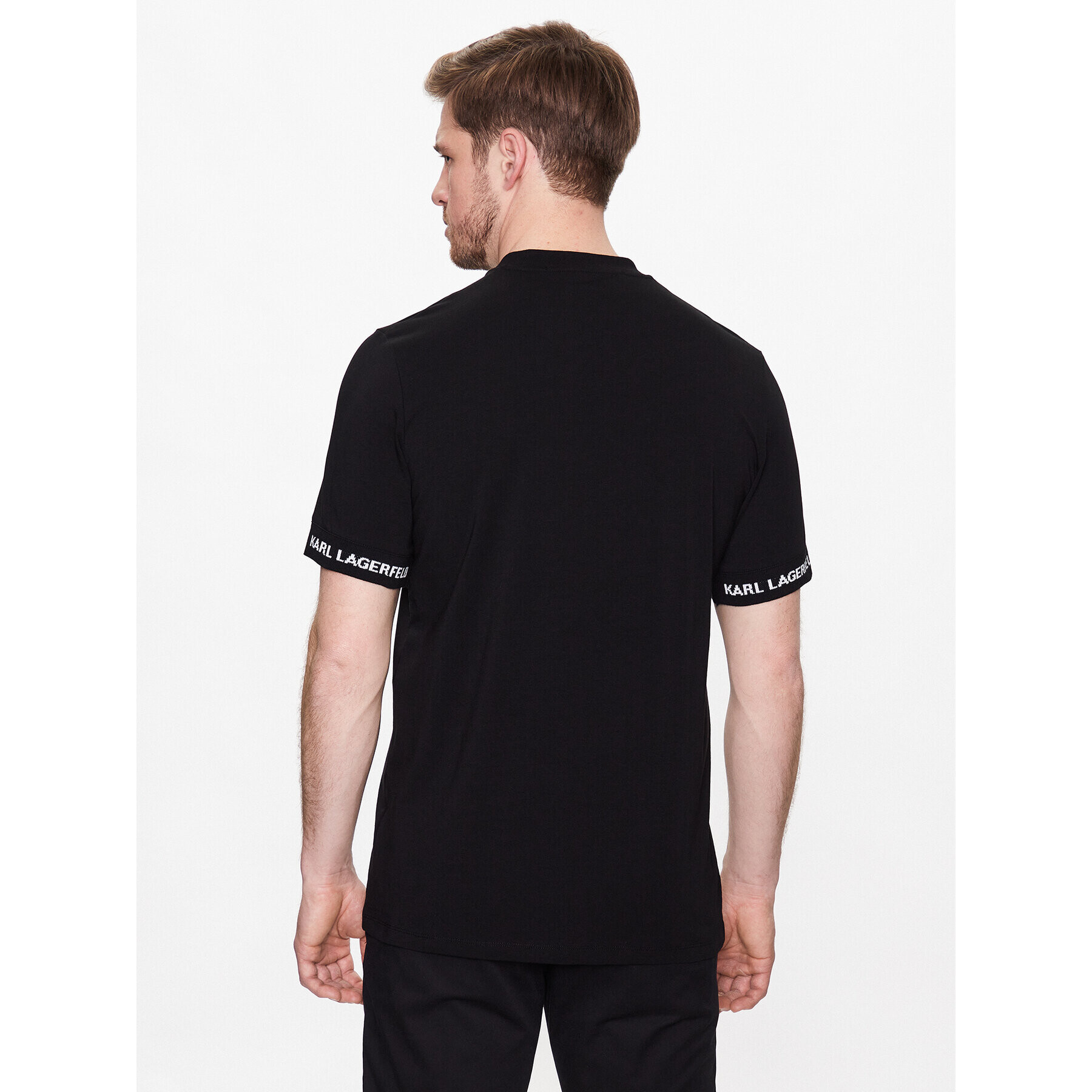 KARL LAGERFELD Тишърт 755023 532221 Черен Regular Fit - Pepit.bg