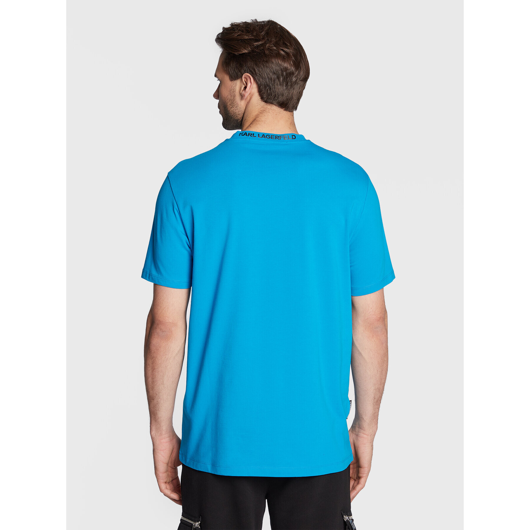 KARL LAGERFELD Тишърт 755024 524221 Син Regular Fit - Pepit.bg