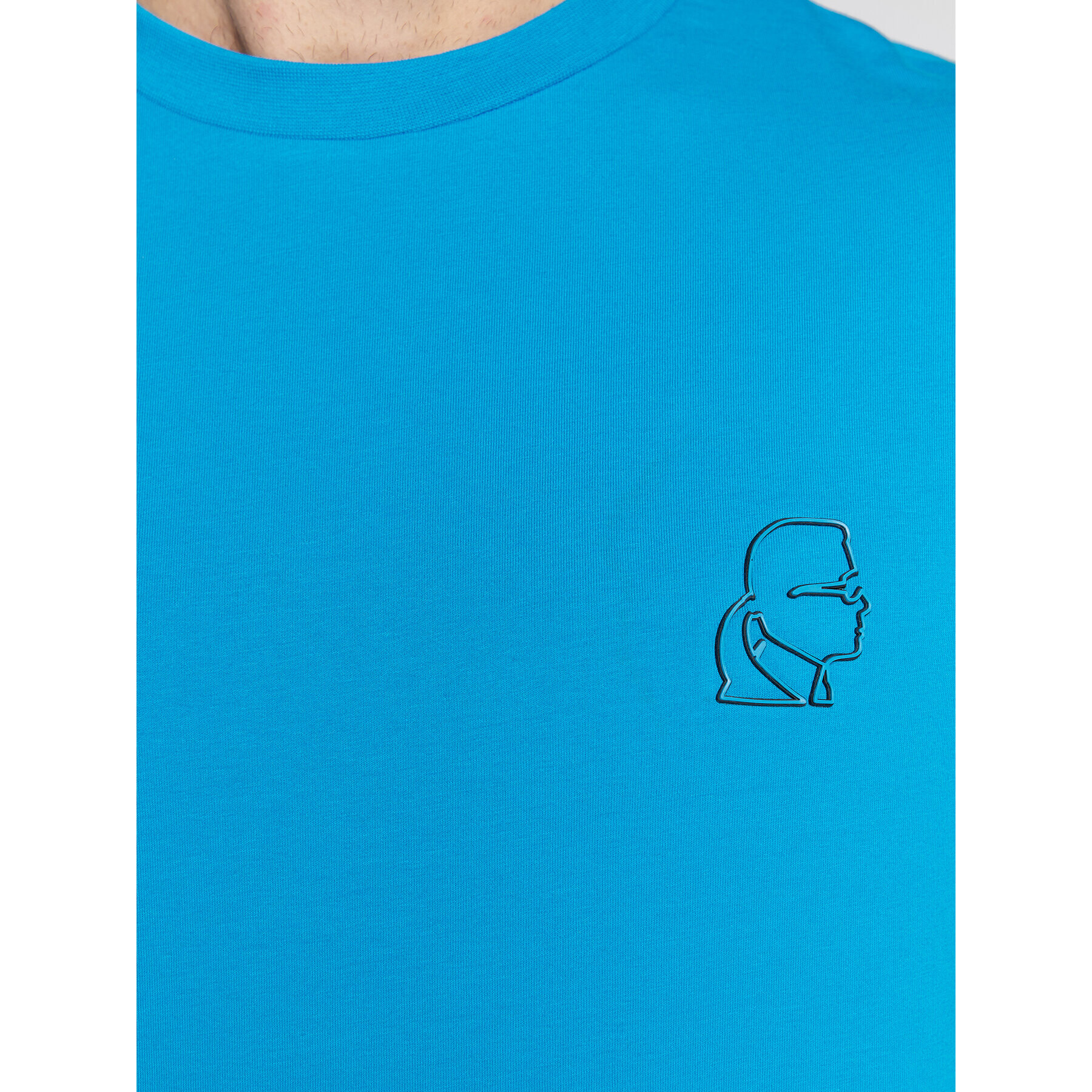 KARL LAGERFELD Тишърт 755024 524221 Син Regular Fit - Pepit.bg
