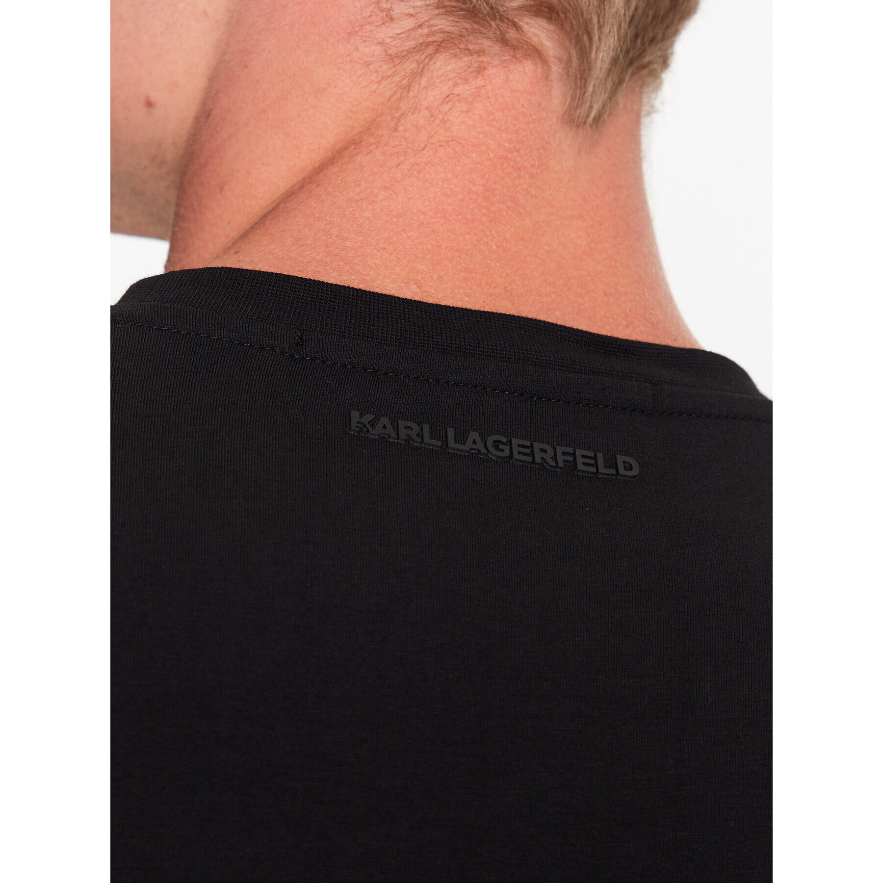 KARL LAGERFELD Тишърт 755024 532221 Черен Regular Fit - Pepit.bg