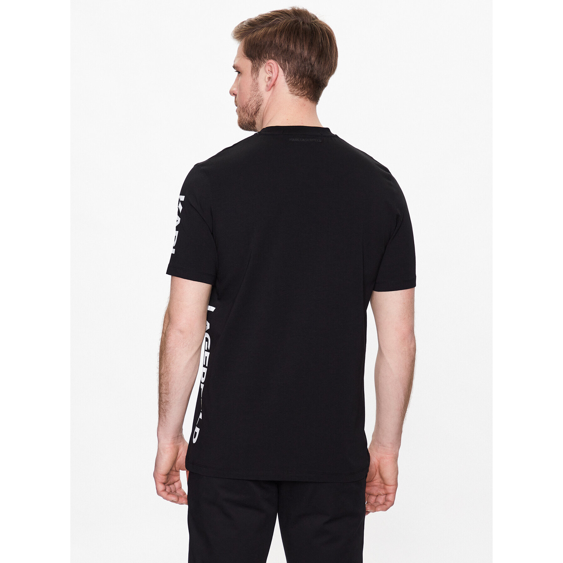 KARL LAGERFELD Тишърт 755025 532221 Черен Regular Fit - Pepit.bg