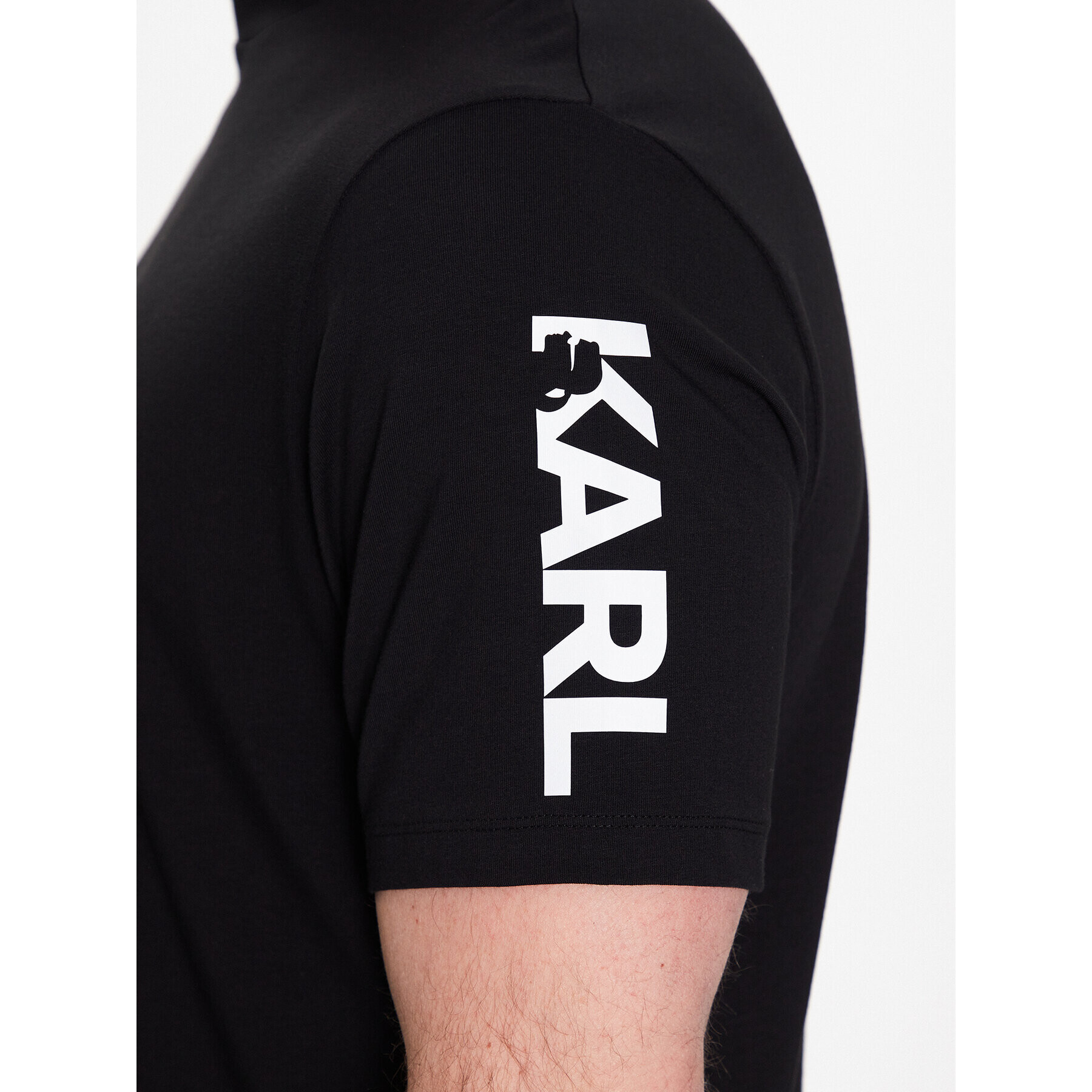 KARL LAGERFELD Тишърт 755025 532221 Черен Regular Fit - Pepit.bg