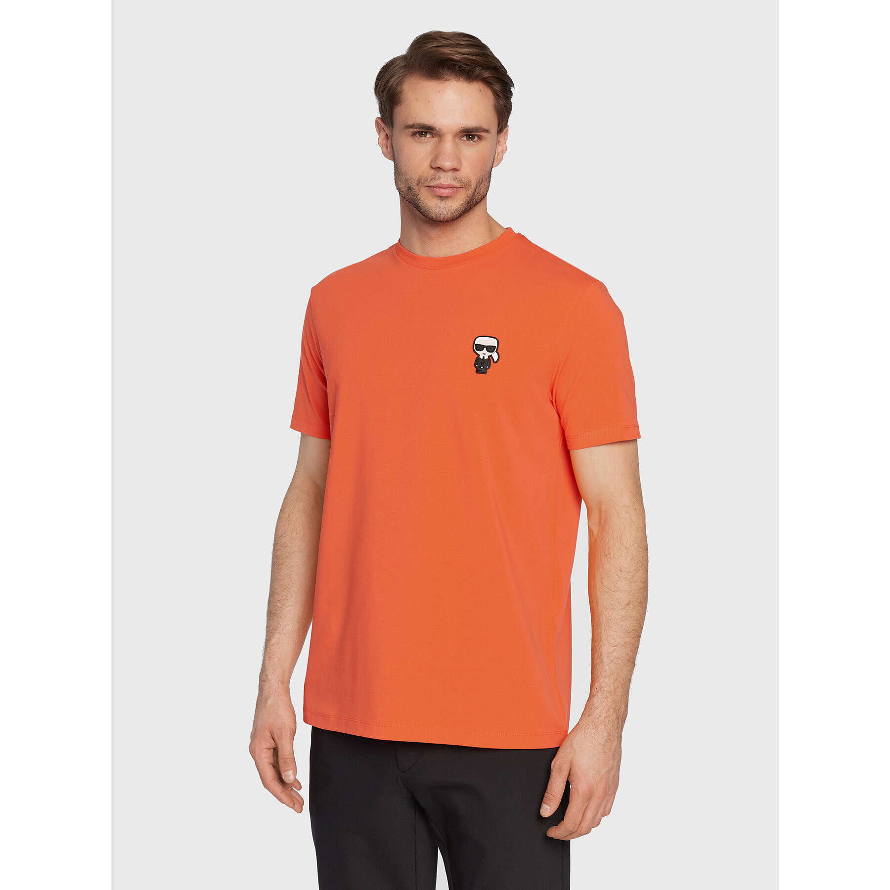 KARL LAGERFELD Тишърт 755027 524221 Оранжев Regular Fit - Pepit.bg