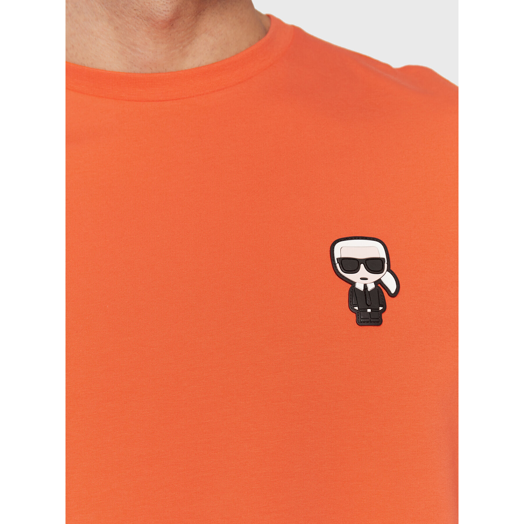 KARL LAGERFELD Тишърт 755027 524221 Оранжев Regular Fit - Pepit.bg