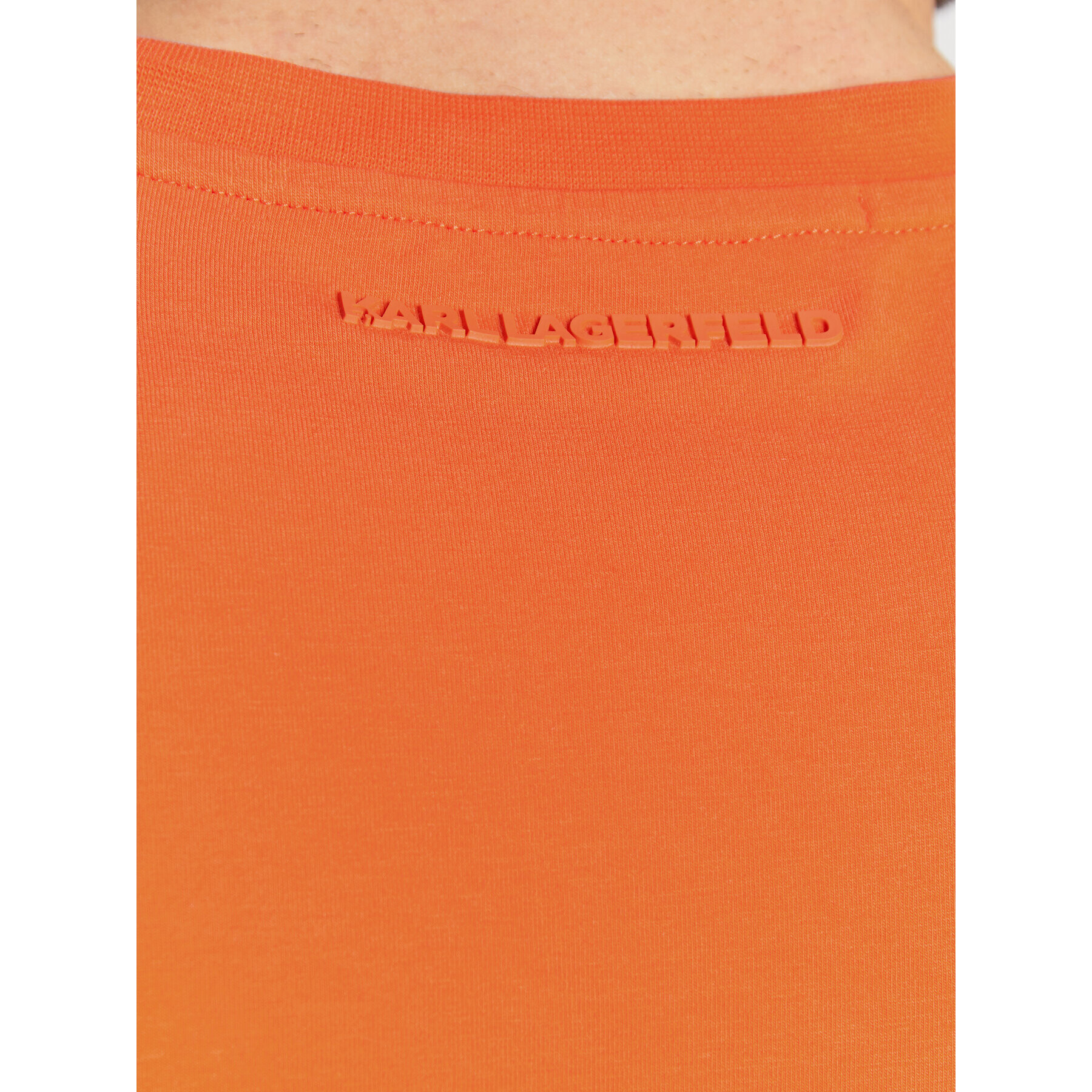 KARL LAGERFELD Тишърт 755027 524221 Оранжев Regular Fit - Pepit.bg