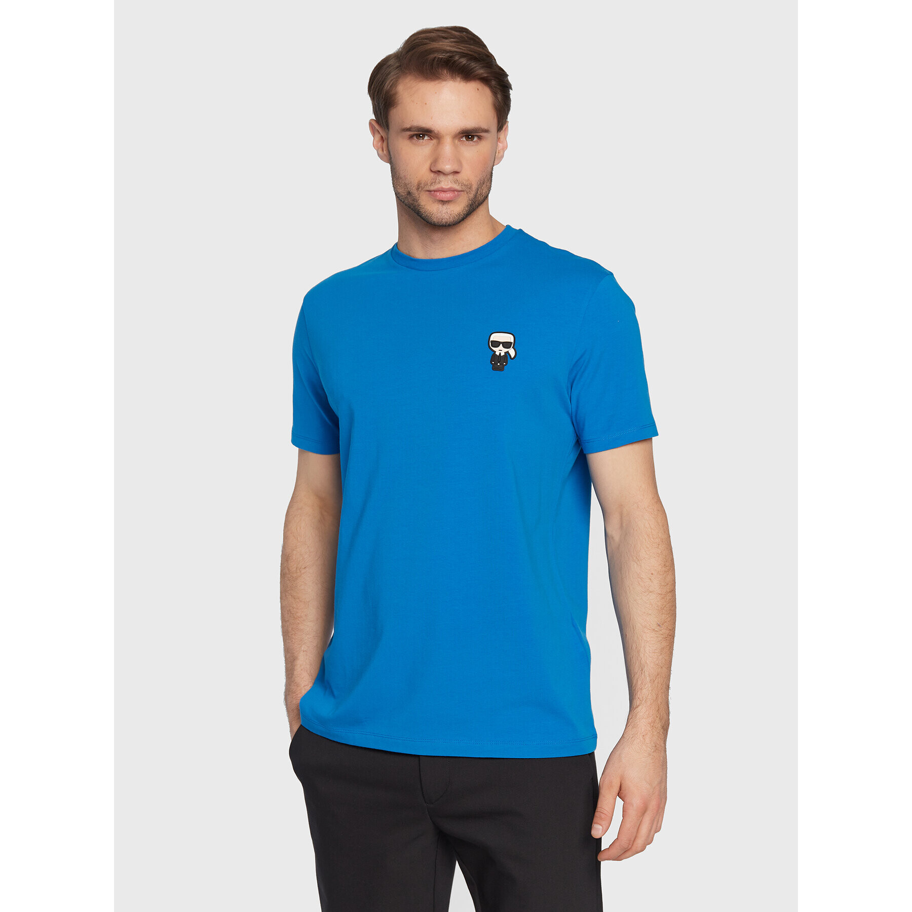 KARL LAGERFELD Тишърт 755027 524221 Син Regular Fit - Pepit.bg