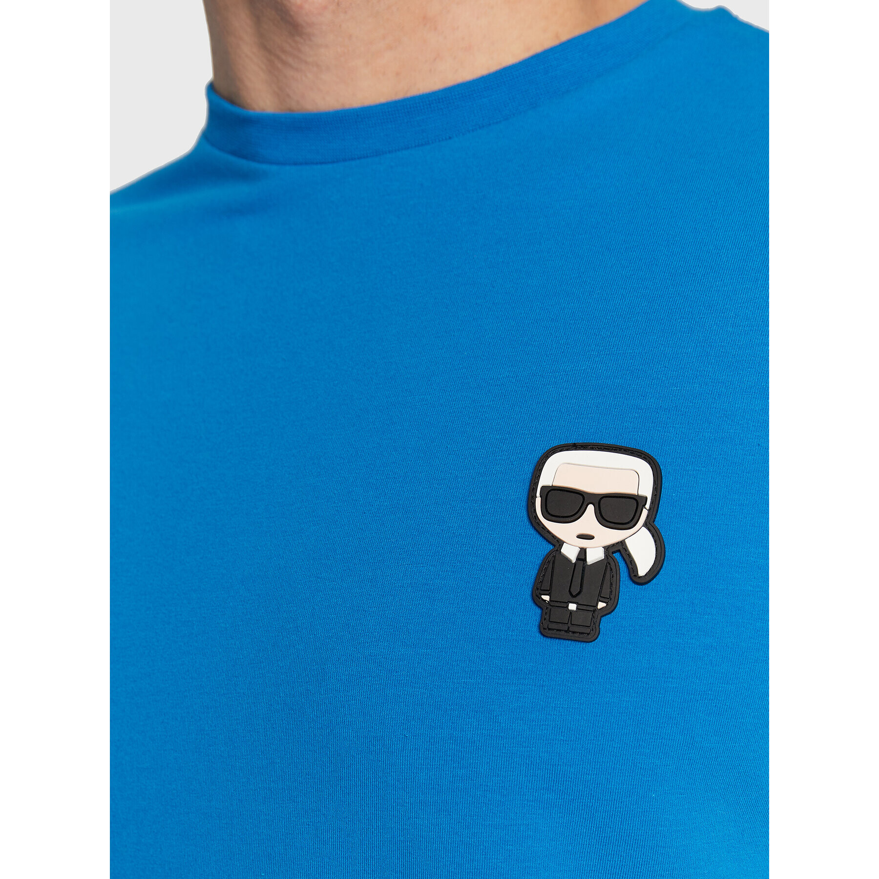 KARL LAGERFELD Тишърт 755027 524221 Син Regular Fit - Pepit.bg