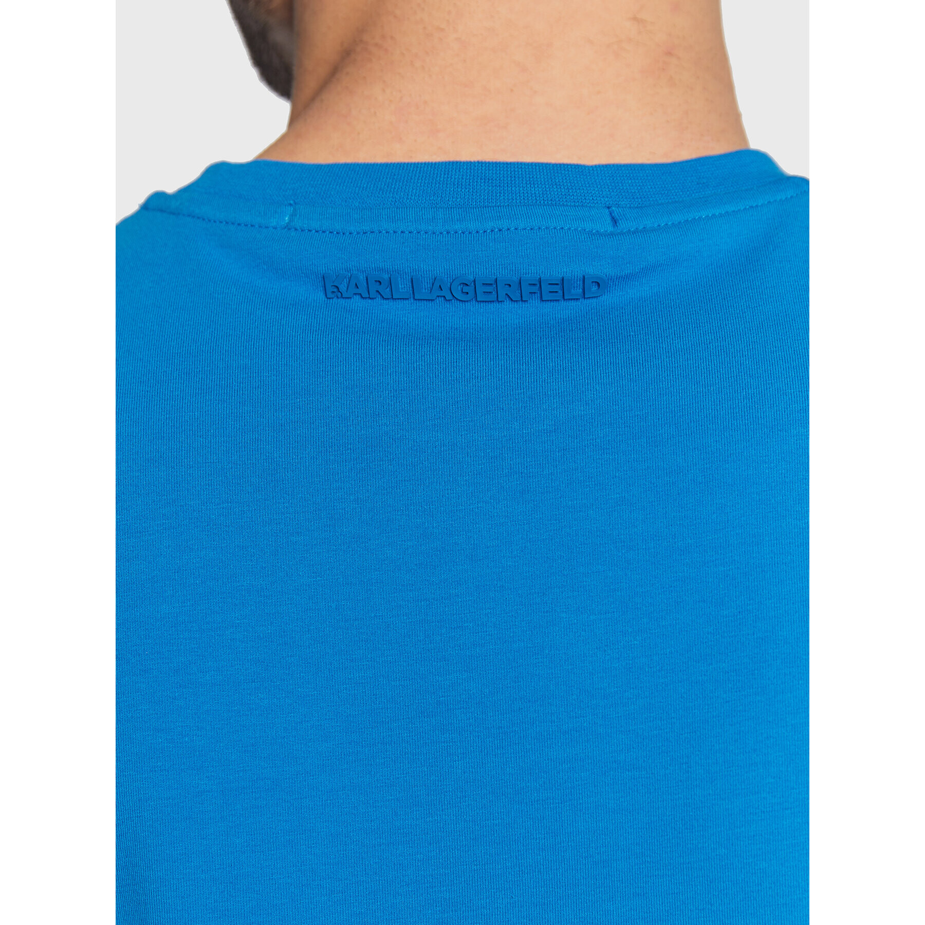 KARL LAGERFELD Тишърт 755027 524221 Син Regular Fit - Pepit.bg