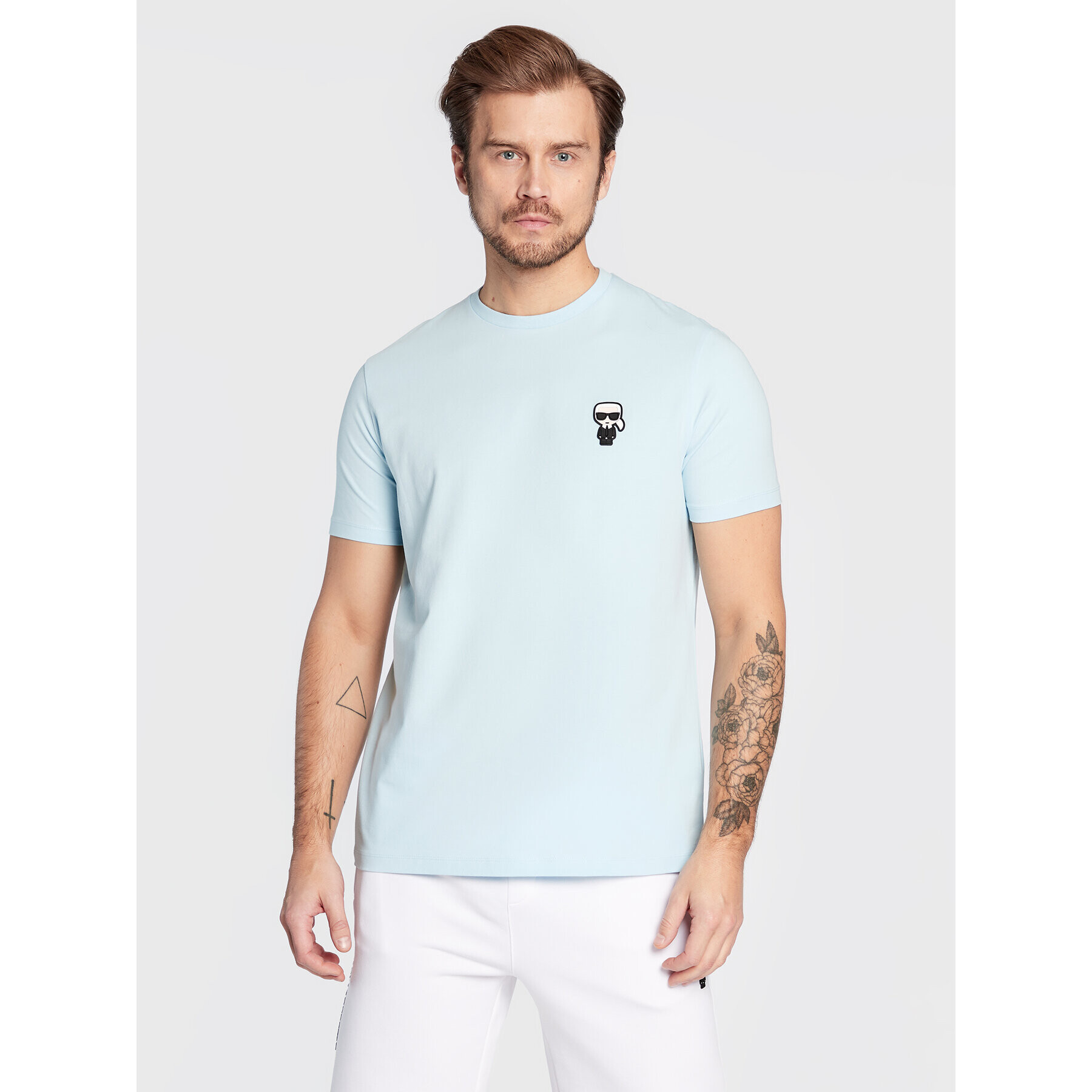 KARL LAGERFELD Тишърт 755027 524221 Син Relaxed Fit - Pepit.bg