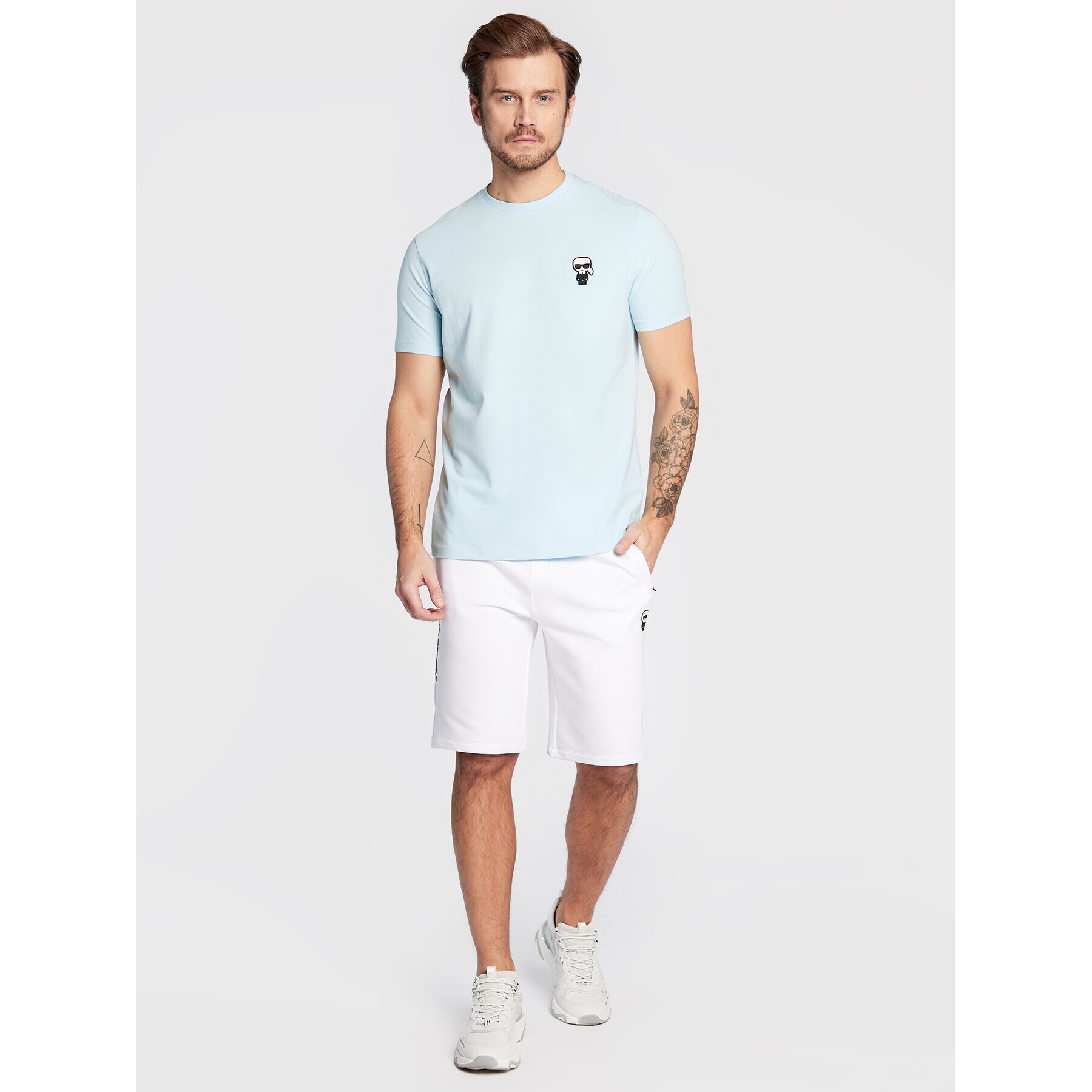 KARL LAGERFELD Тишърт 755027 524221 Син Relaxed Fit - Pepit.bg