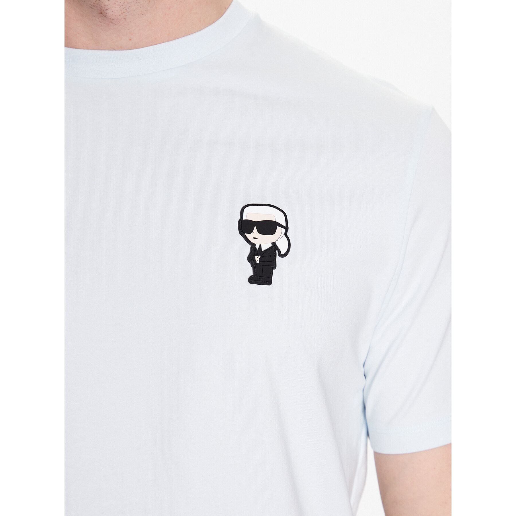 KARL LAGERFELD Тишърт 755027 532221 Син Regular Fit - Pepit.bg