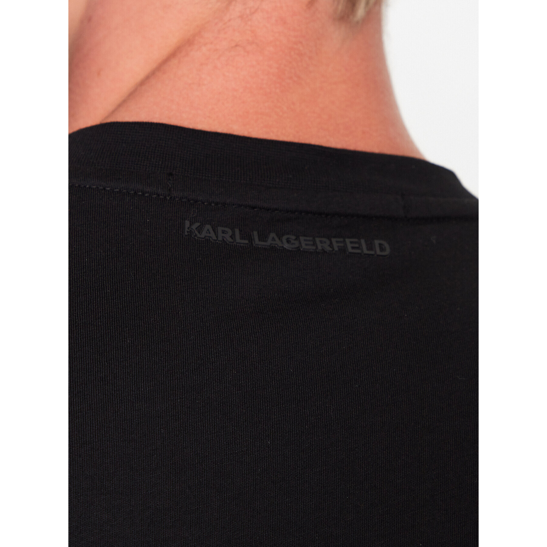 KARL LAGERFELD Тишърт 755029 532224 Черен Regular Fit - Pepit.bg