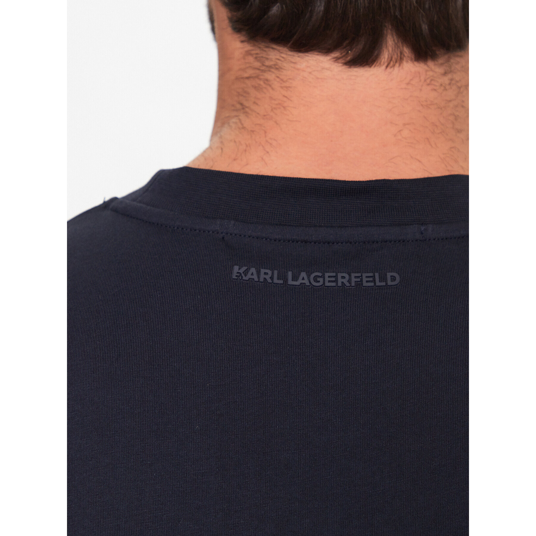 KARL LAGERFELD Тишърт 755031 532225 Тъмносин Regular Fit - Pepit.bg