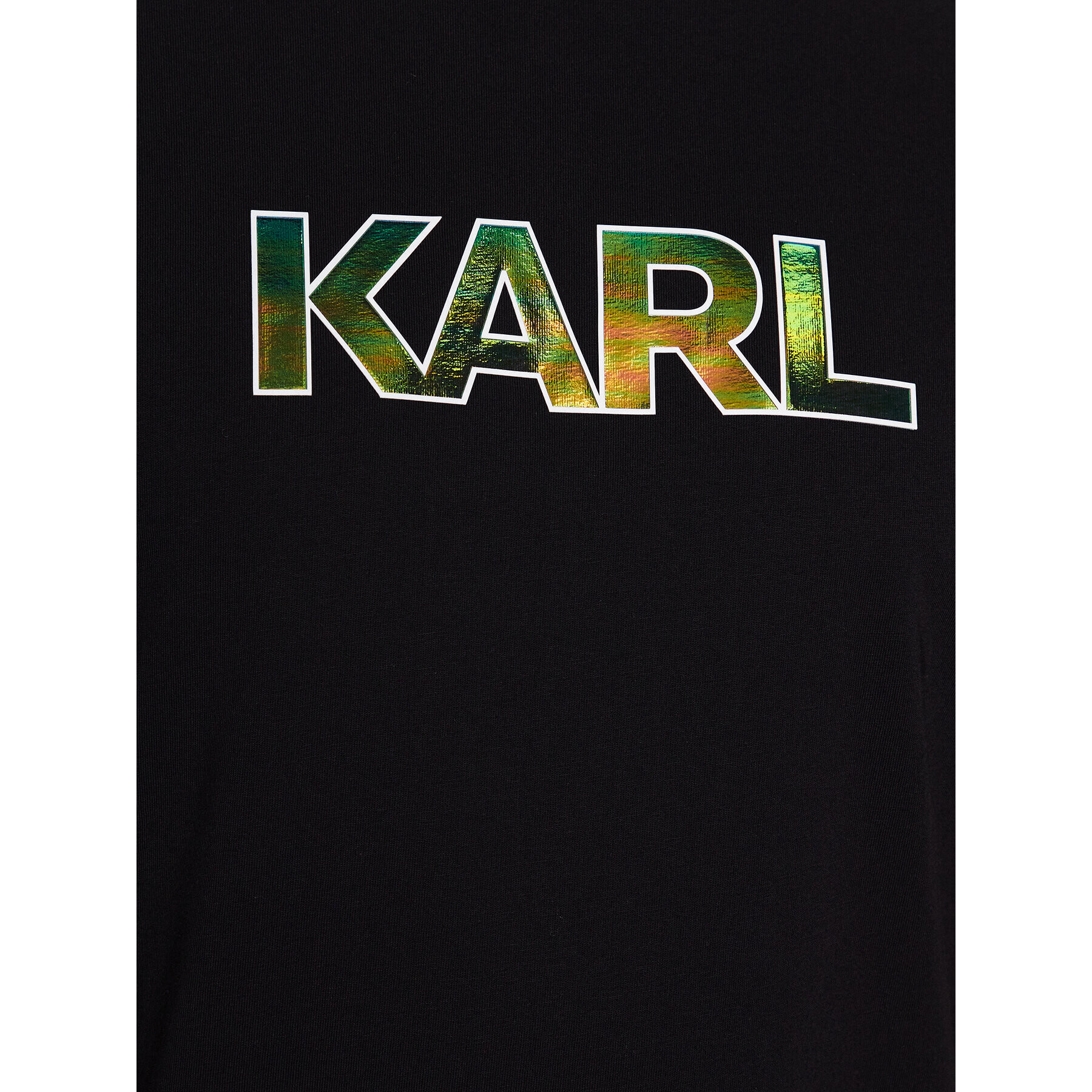 KARL LAGERFELD Тишърт 755033 532225 Черен Regular Fit - Pepit.bg