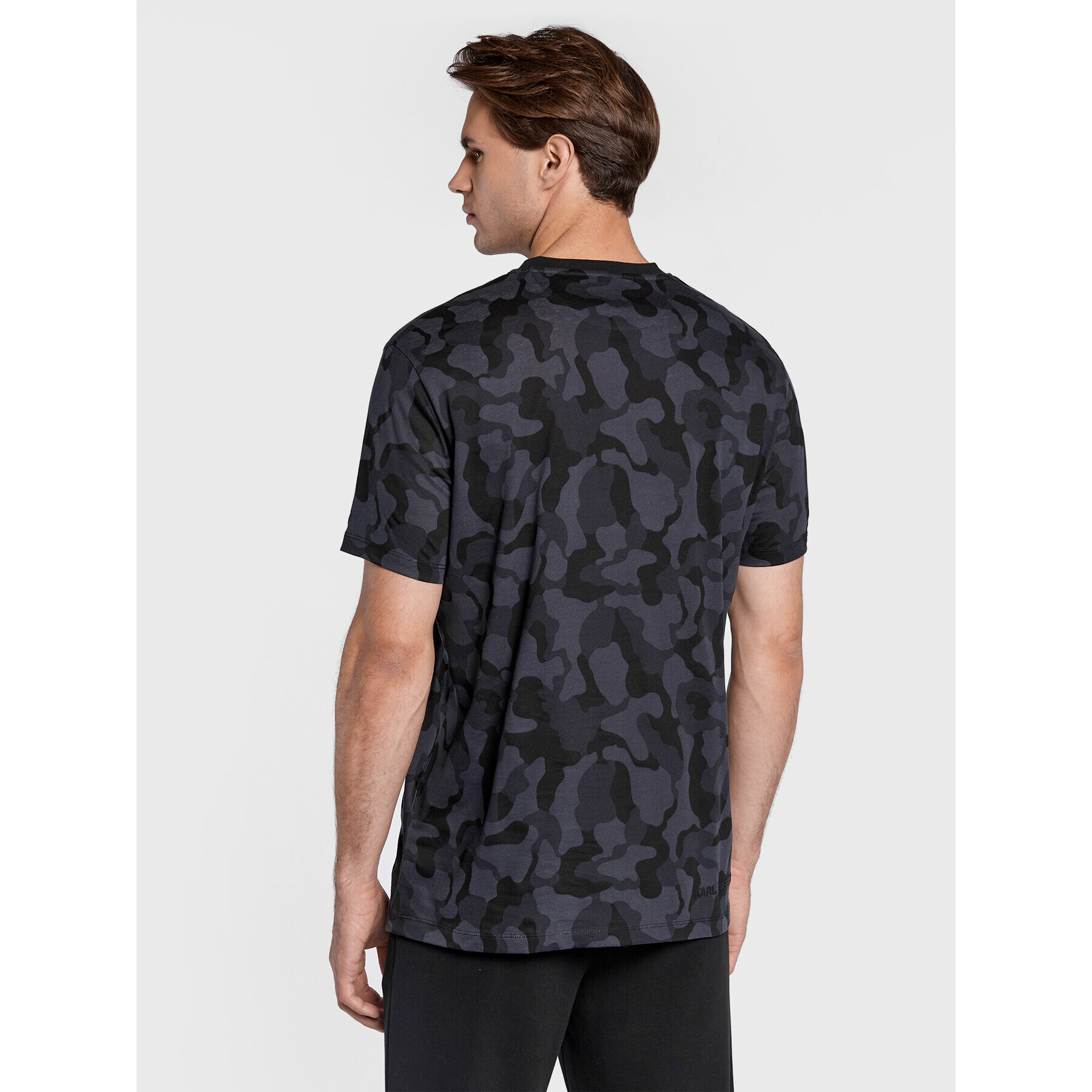 KARL LAGERFELD Тишърт 755035 524224 Черен Regular Fit - Pepit.bg