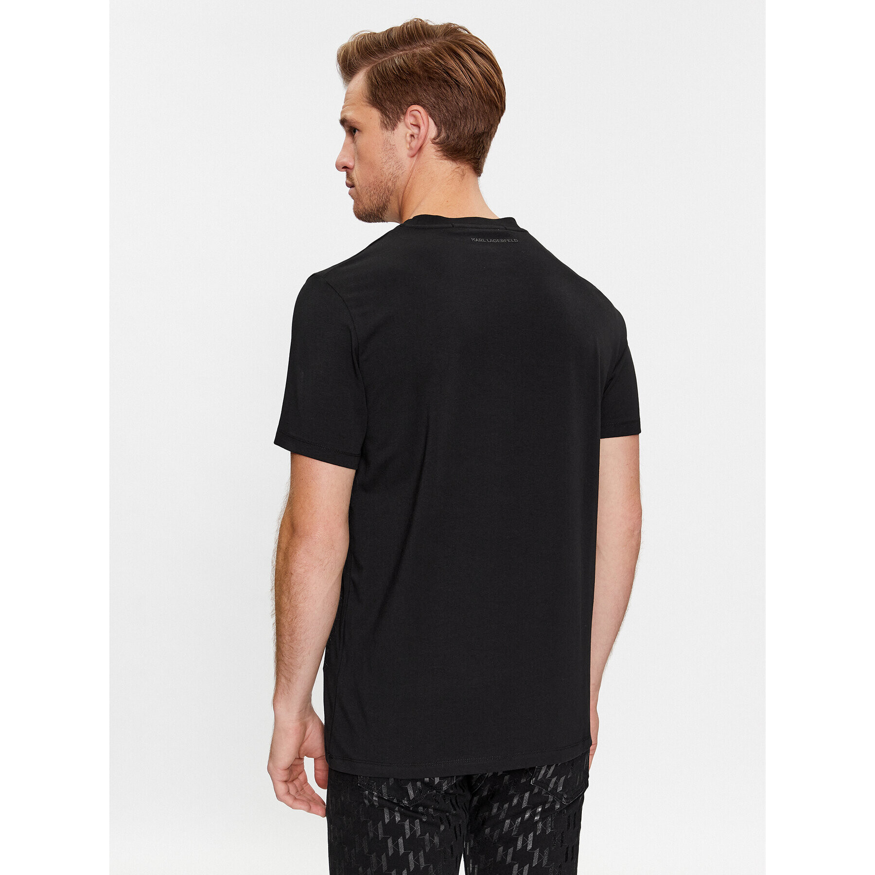 KARL LAGERFELD Тишърт 755037 534221 Сребрист Regular Fit - Pepit.bg