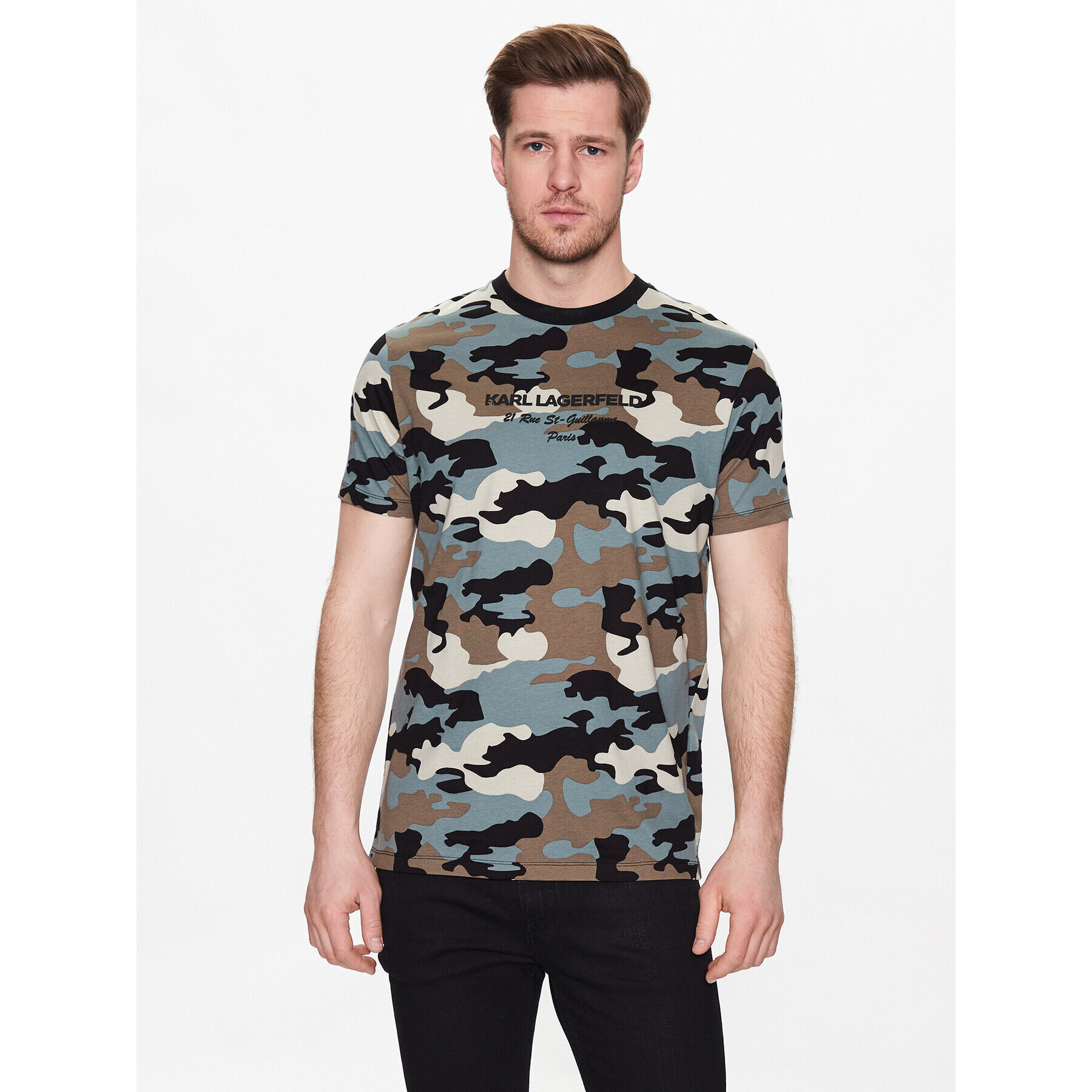 KARL LAGERFELD Тишърт 755039 532225 Цветен Regular Fit - Pepit.bg