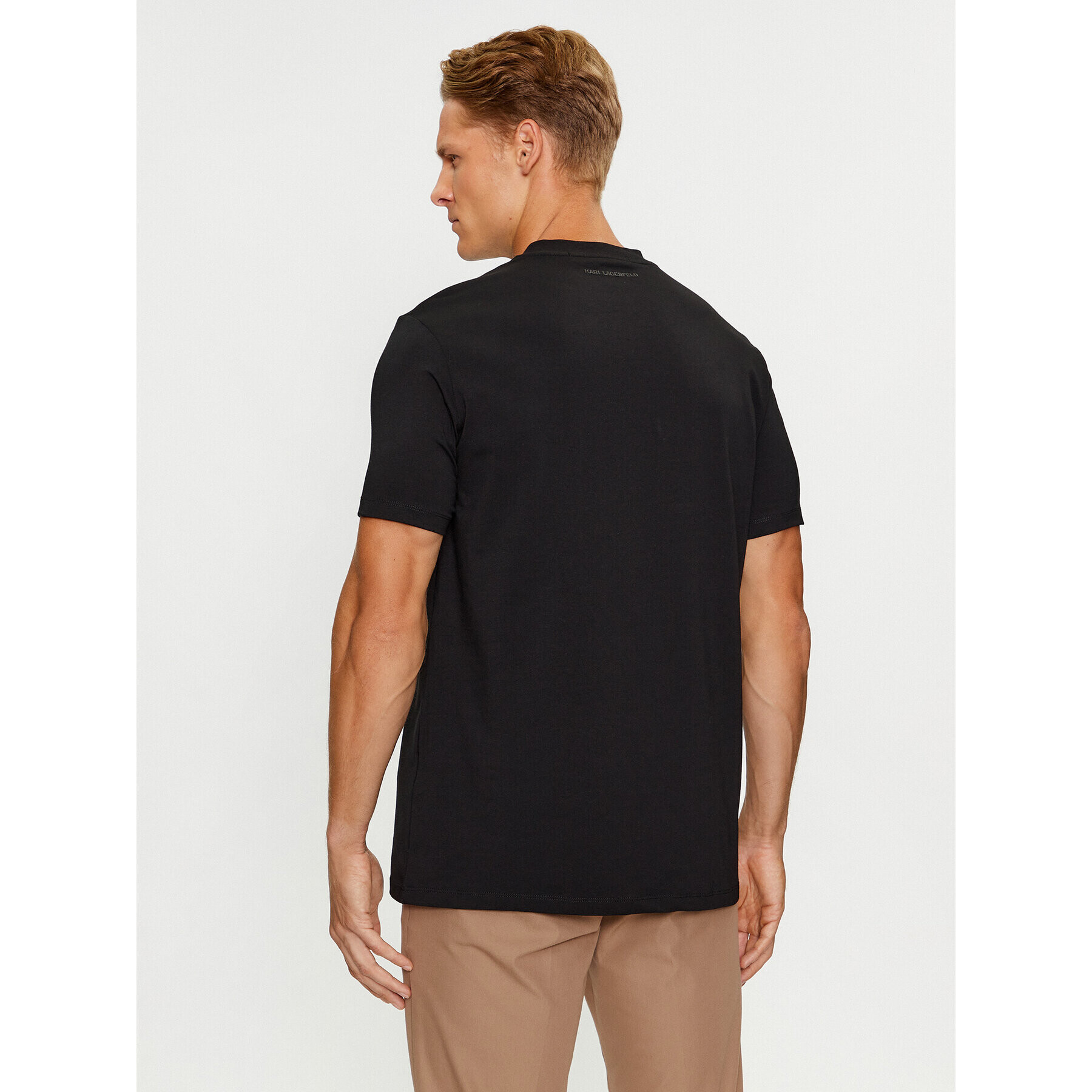 KARL LAGERFELD Тишърт 755047 534221 Черен Regular Fit - Pepit.bg