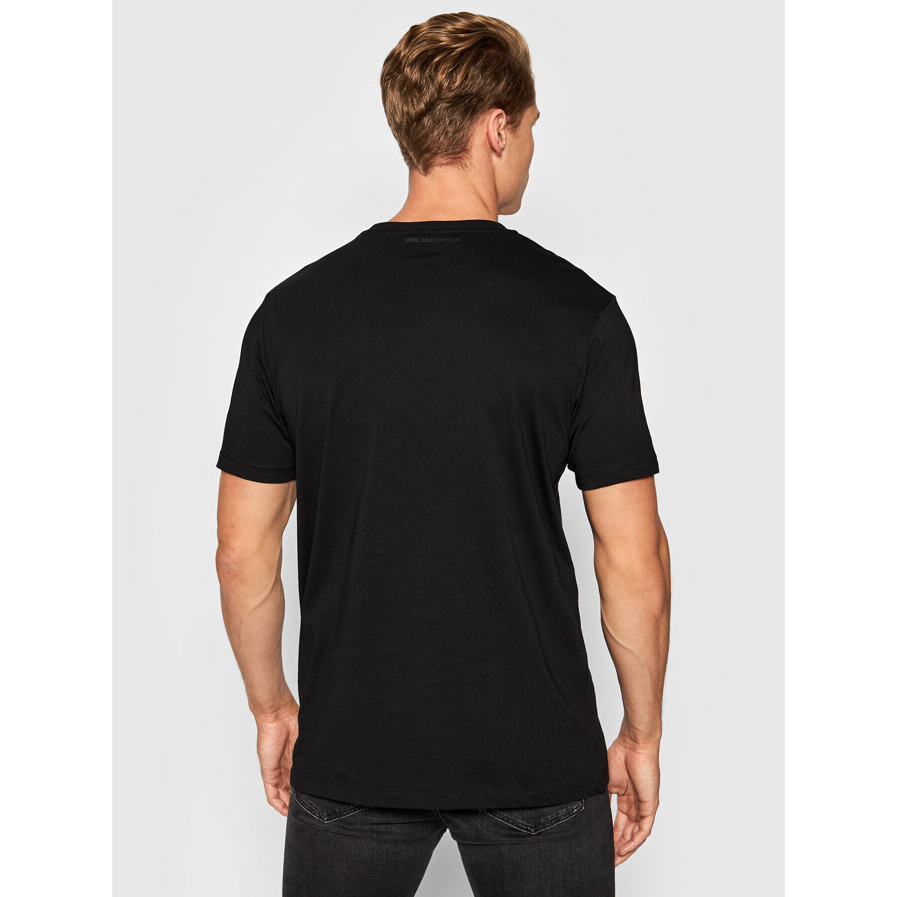 KARL LAGERFELD Тишърт 755049 512224 Черен Regular Fit - Pepit.bg
