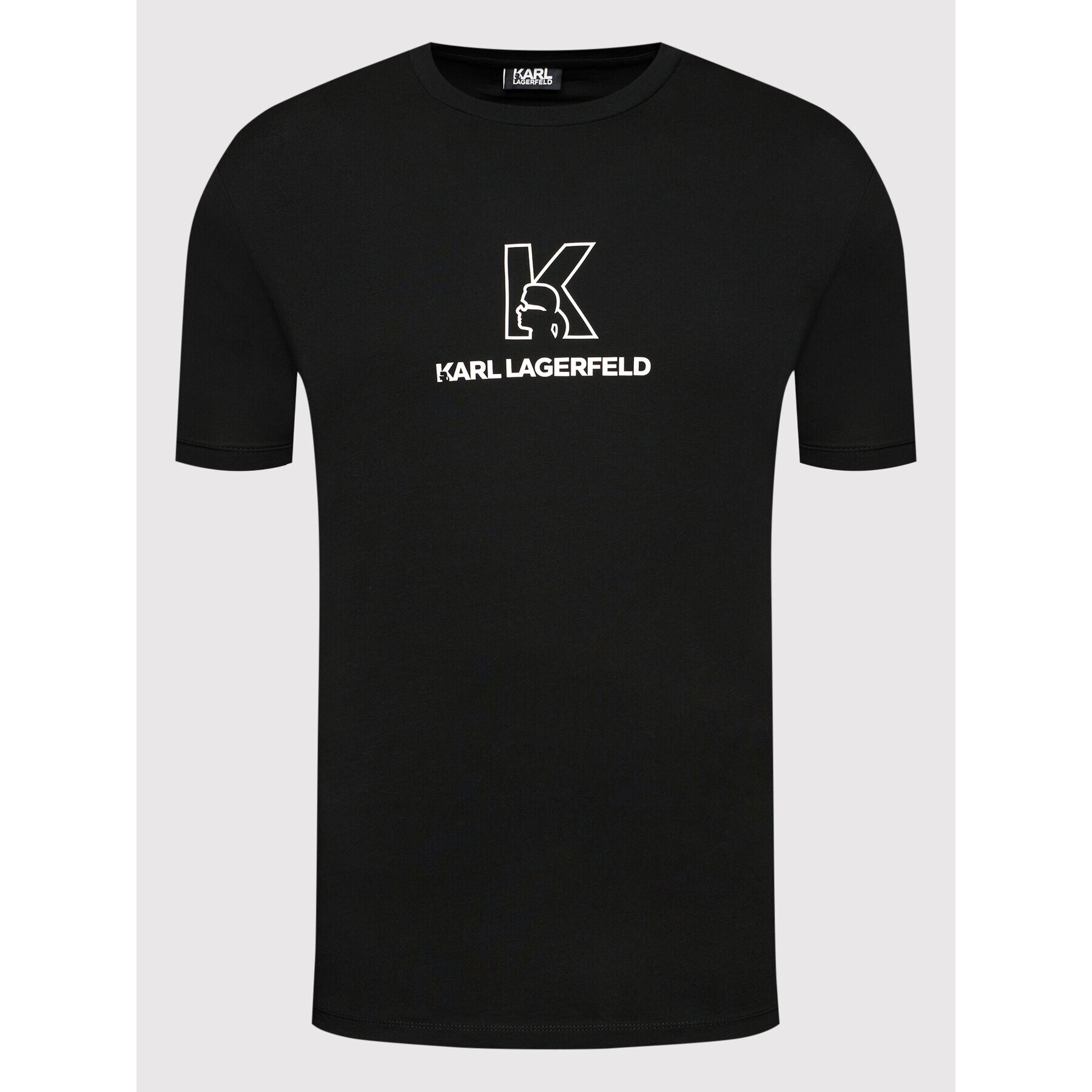 KARL LAGERFELD Тишърт 755049 512224 Черен Regular Fit - Pepit.bg