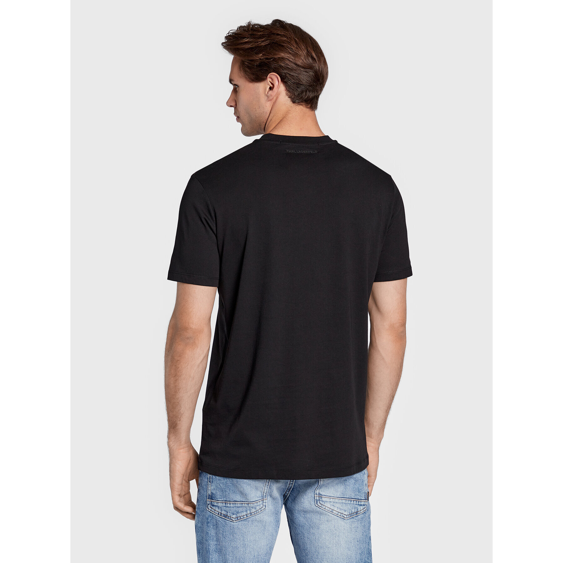 KARL LAGERFELD Тишърт 755053 524224 Черен Regular Fit - Pepit.bg