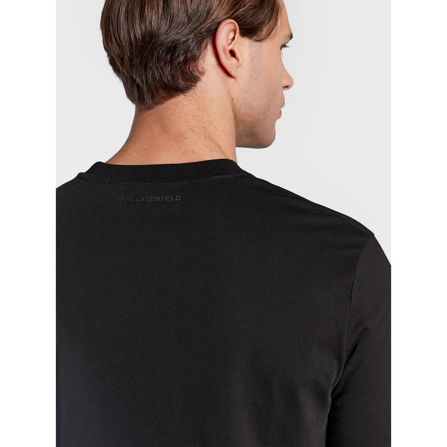 KARL LAGERFELD Тишърт 755053 524224 Черен Regular Fit - Pepit.bg