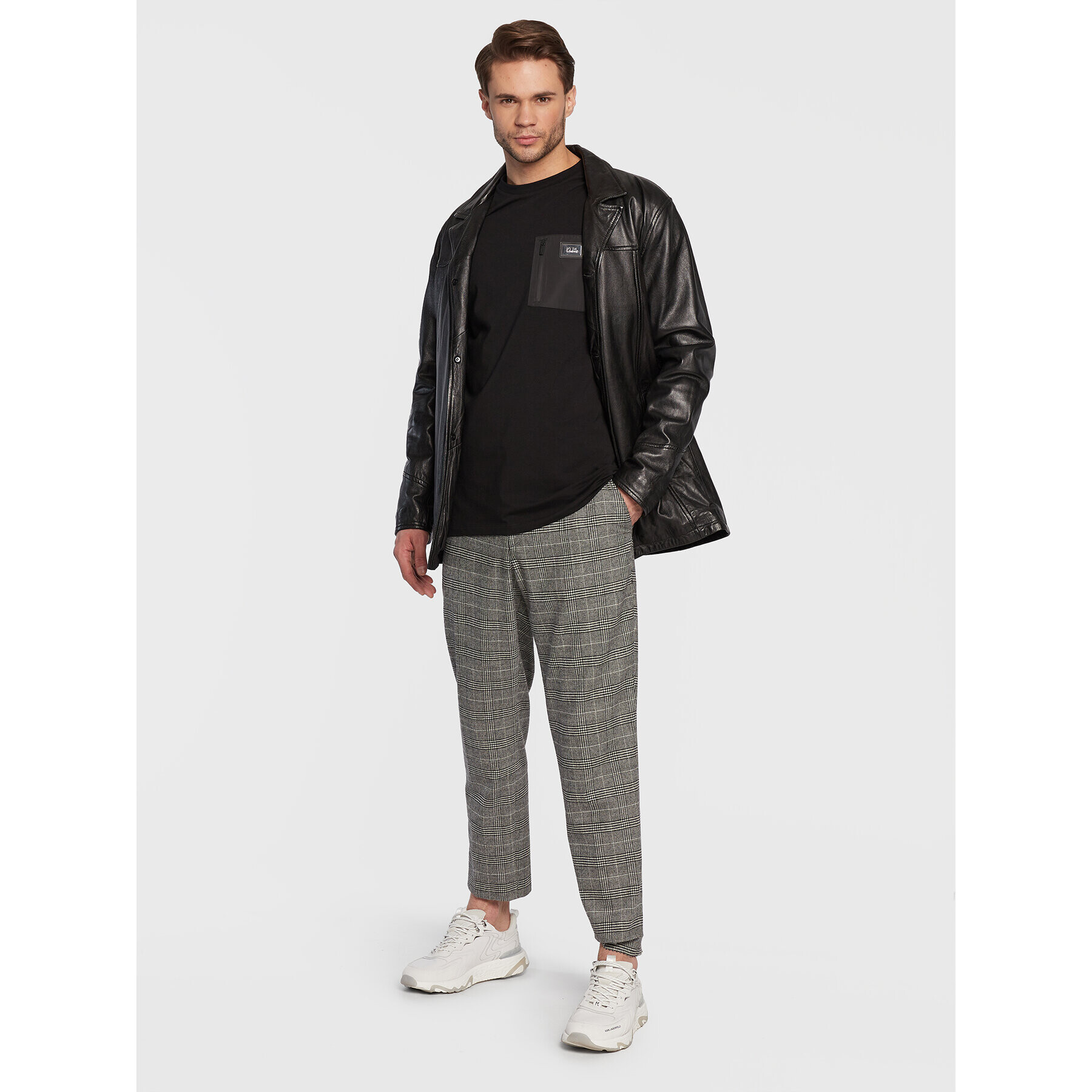 KARL LAGERFELD Тишърт 755054 524221 Черен Regular Fit - Pepit.bg