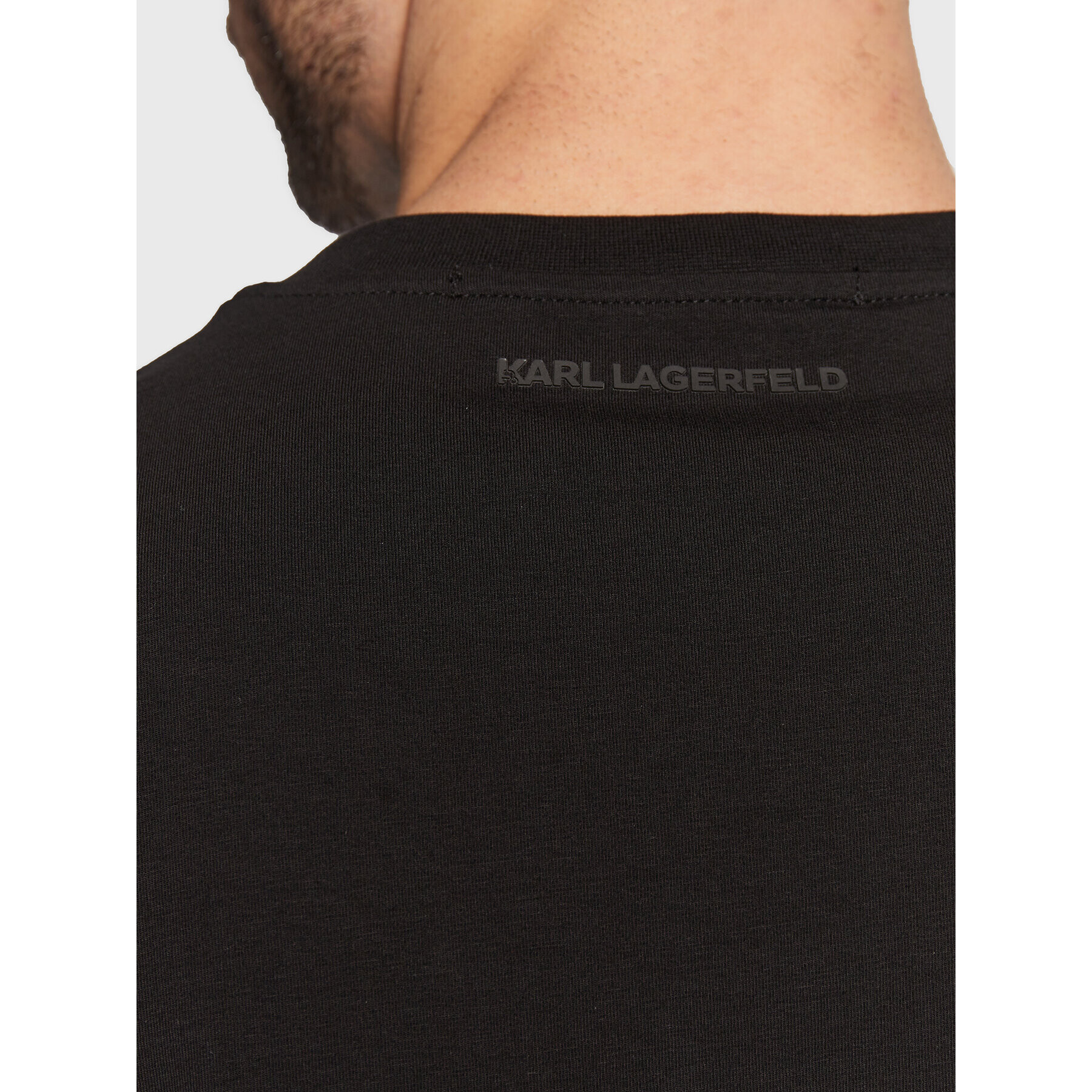 KARL LAGERFELD Тишърт 755054 524221 Черен Regular Fit - Pepit.bg