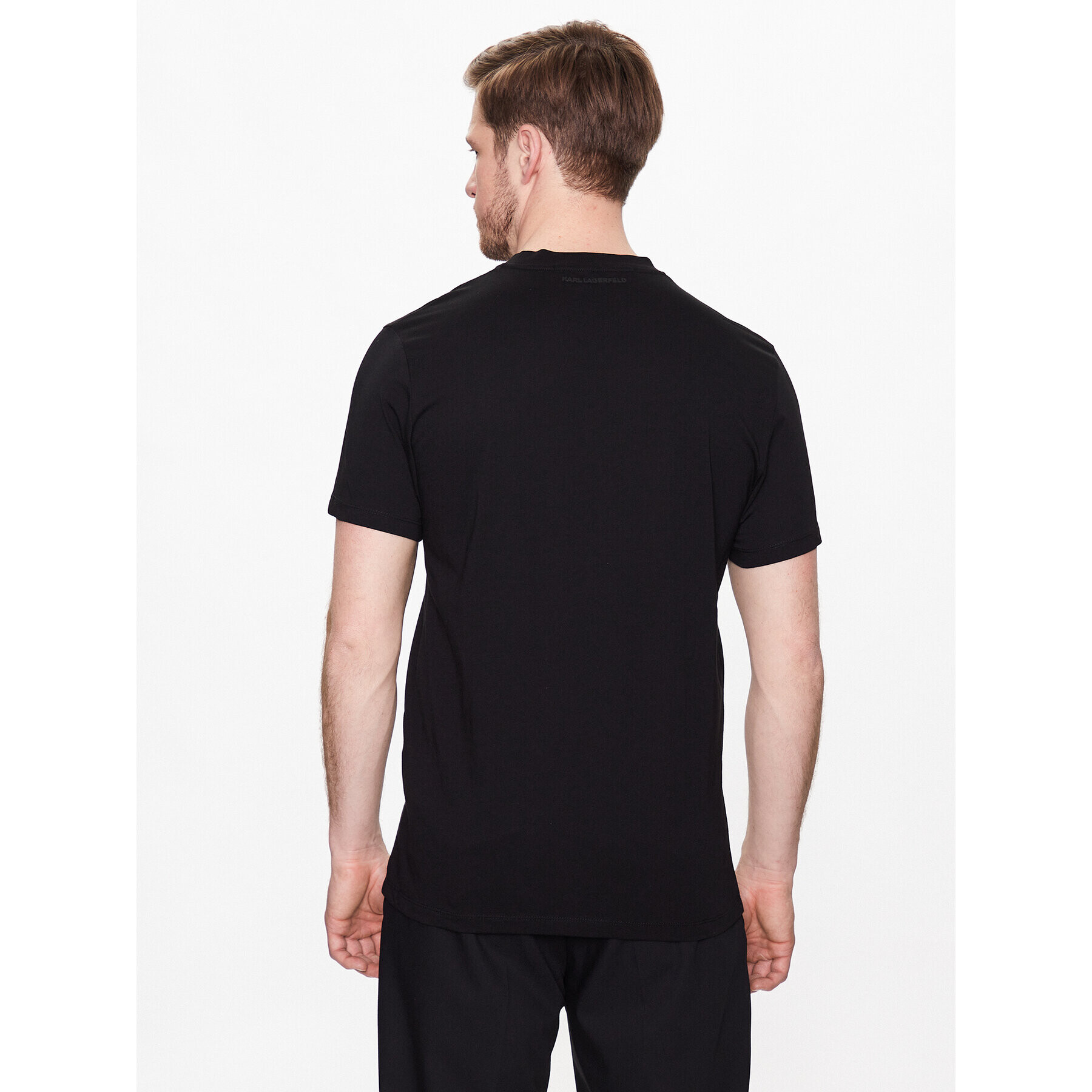 KARL LAGERFELD Тишърт 755054 532224 Черен Regular Fit - Pepit.bg