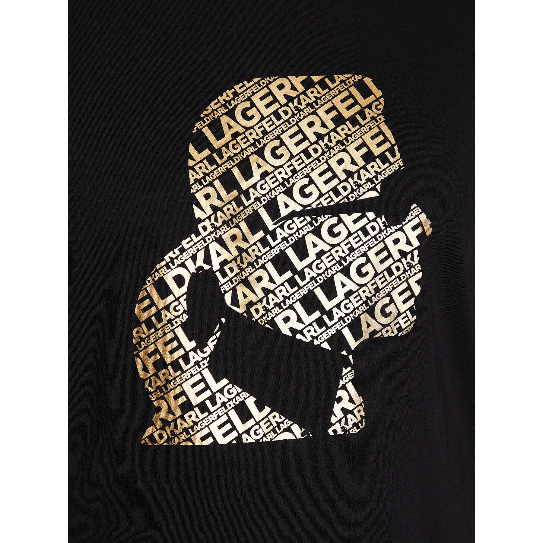 KARL LAGERFELD Тишърт 755054 532224 Черен Regular Fit - Pepit.bg