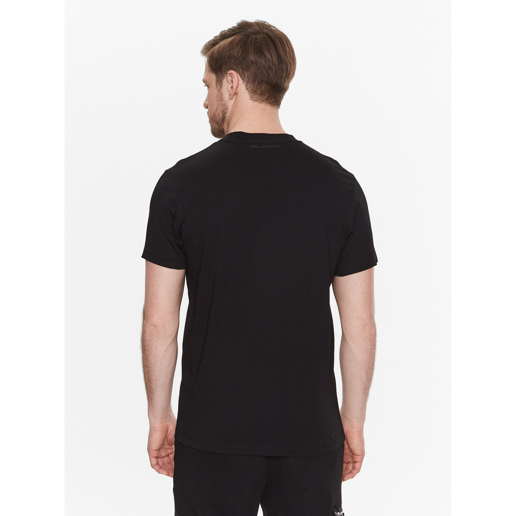 KARL LAGERFELD Тишърт 755054 532224 Черен Regular Fit - Pepit.bg