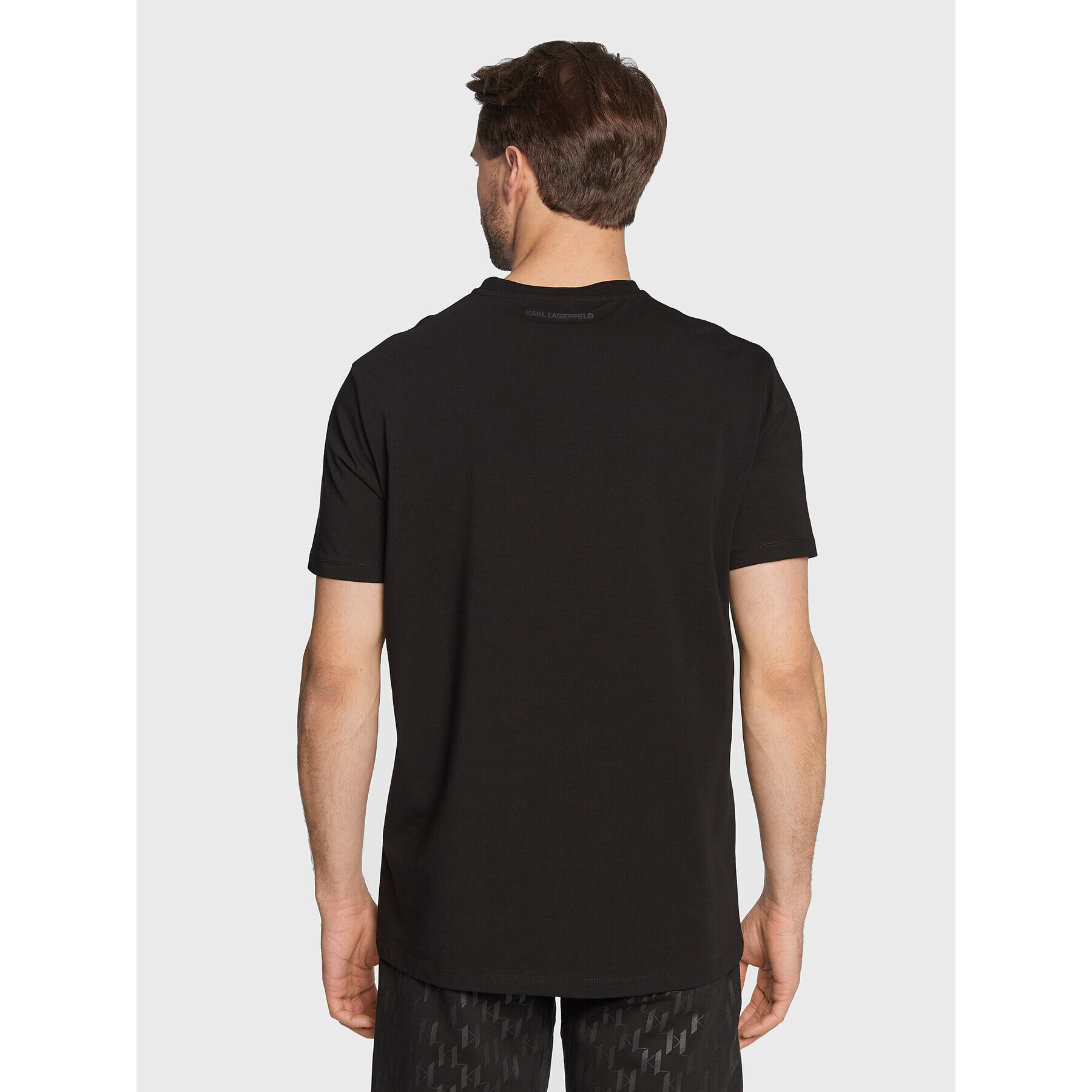 KARL LAGERFELD Тишърт 755055 524221 Черен Regular Fit - Pepit.bg
