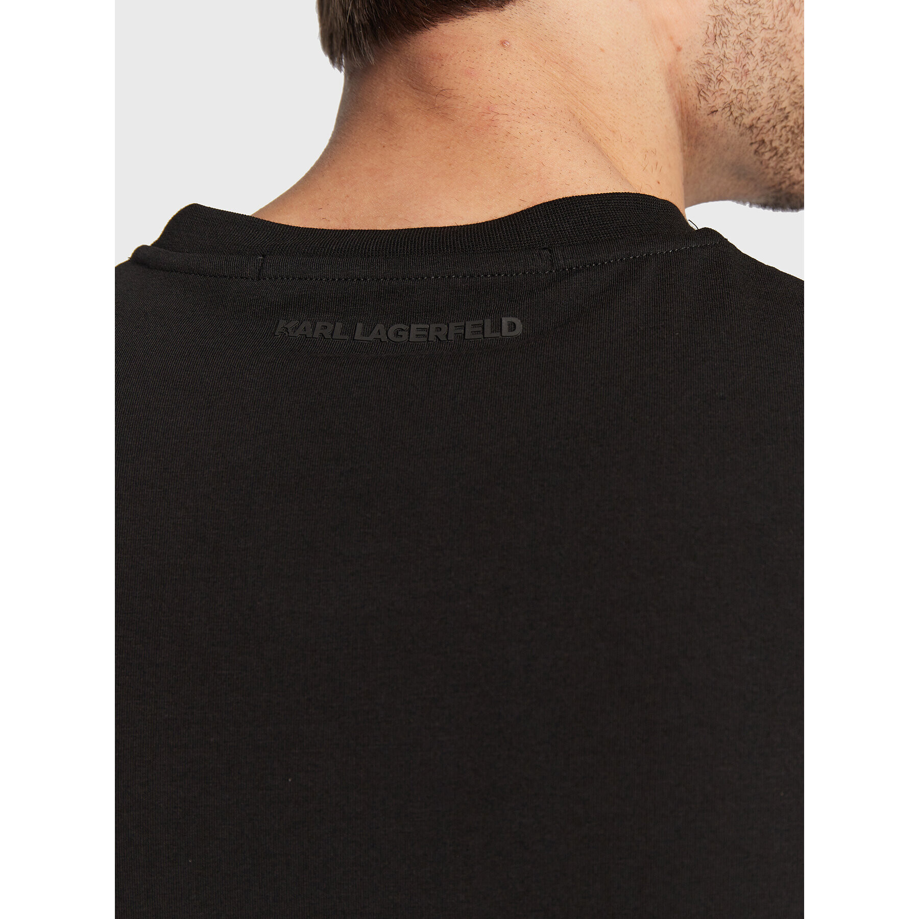 KARL LAGERFELD Тишърт 755055 524221 Черен Regular Fit - Pepit.bg