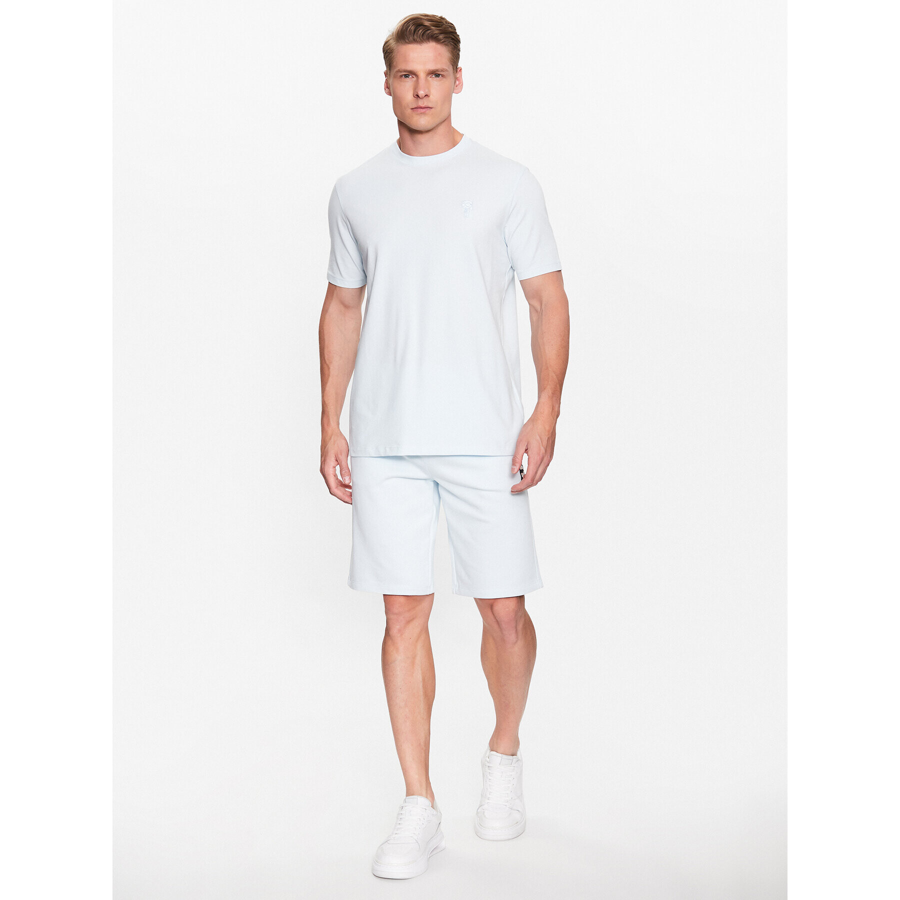 KARL LAGERFELD Тишърт 755055 532221 Син Regular Fit - Pepit.bg