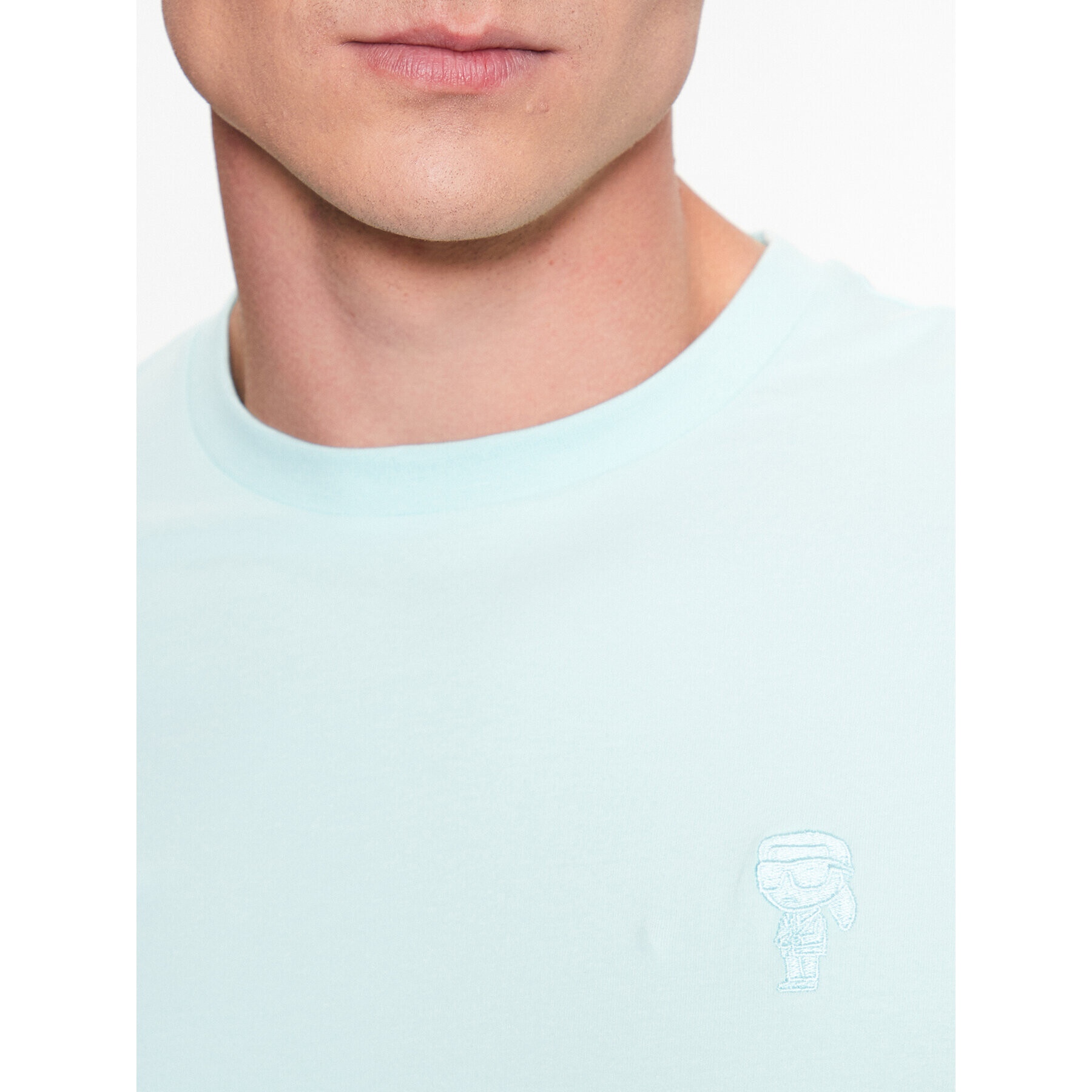 KARL LAGERFELD Тишърт 755055 532221 Син Regular Fit - Pepit.bg