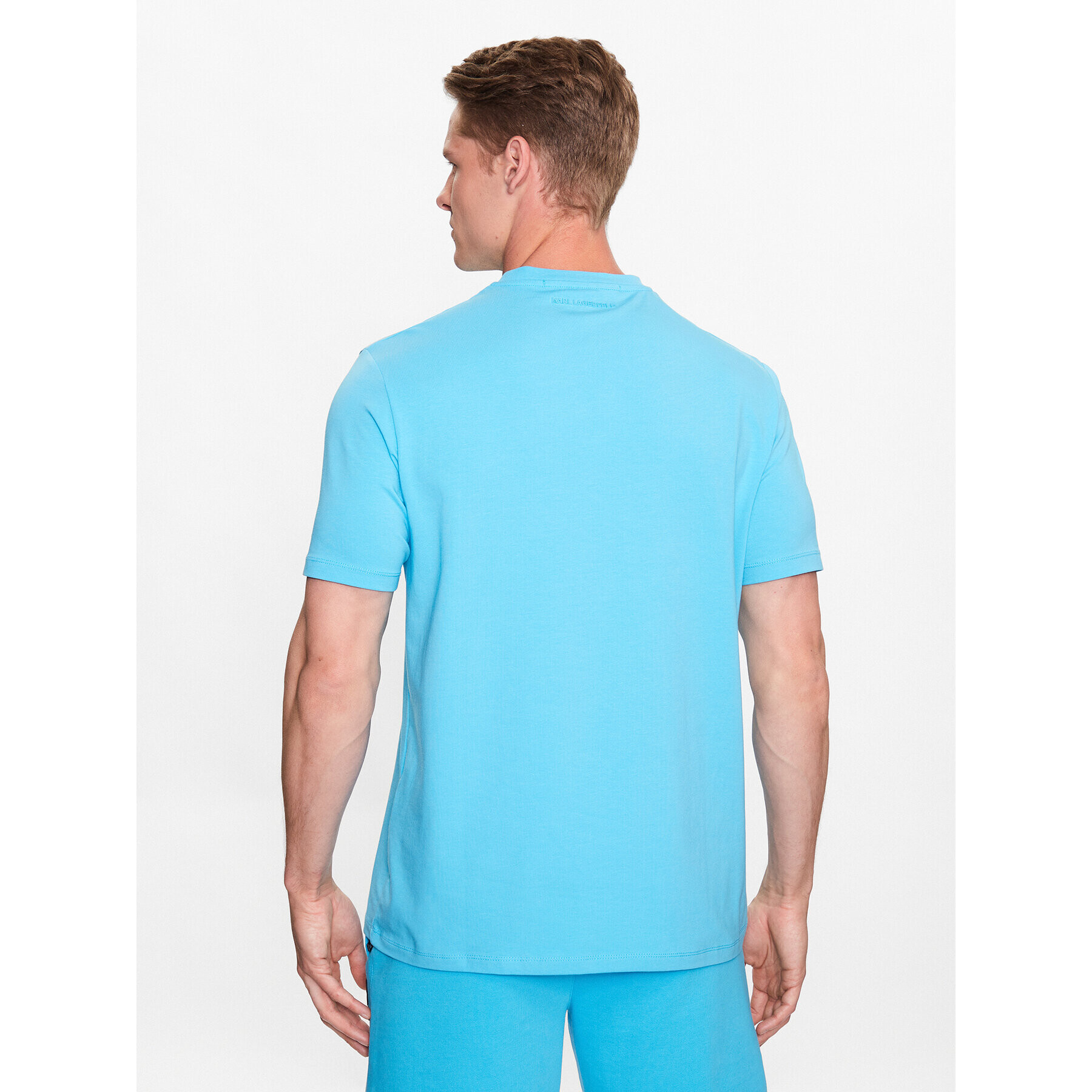 KARL LAGERFELD Тишърт 755055 532221 Син Regular Fit - Pepit.bg