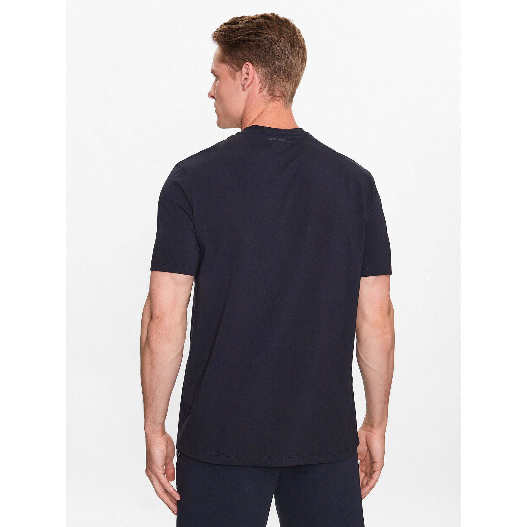 KARL LAGERFELD Тишърт 755055 532221 Тъмносин Regular Fit - Pepit.bg