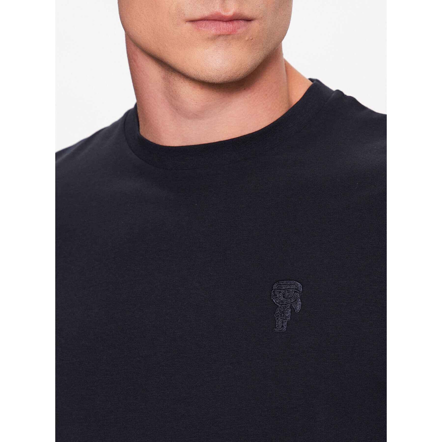KARL LAGERFELD Тишърт 755055 532221 Тъмносин Regular Fit - Pepit.bg