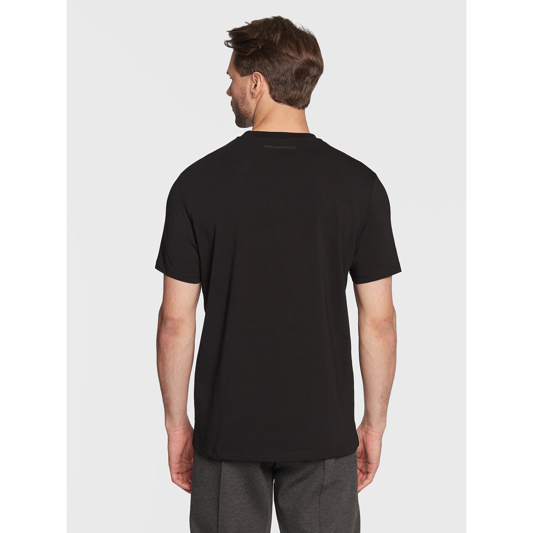 KARL LAGERFELD Тишърт 755057 524221 Черен Regular Fit - Pepit.bg
