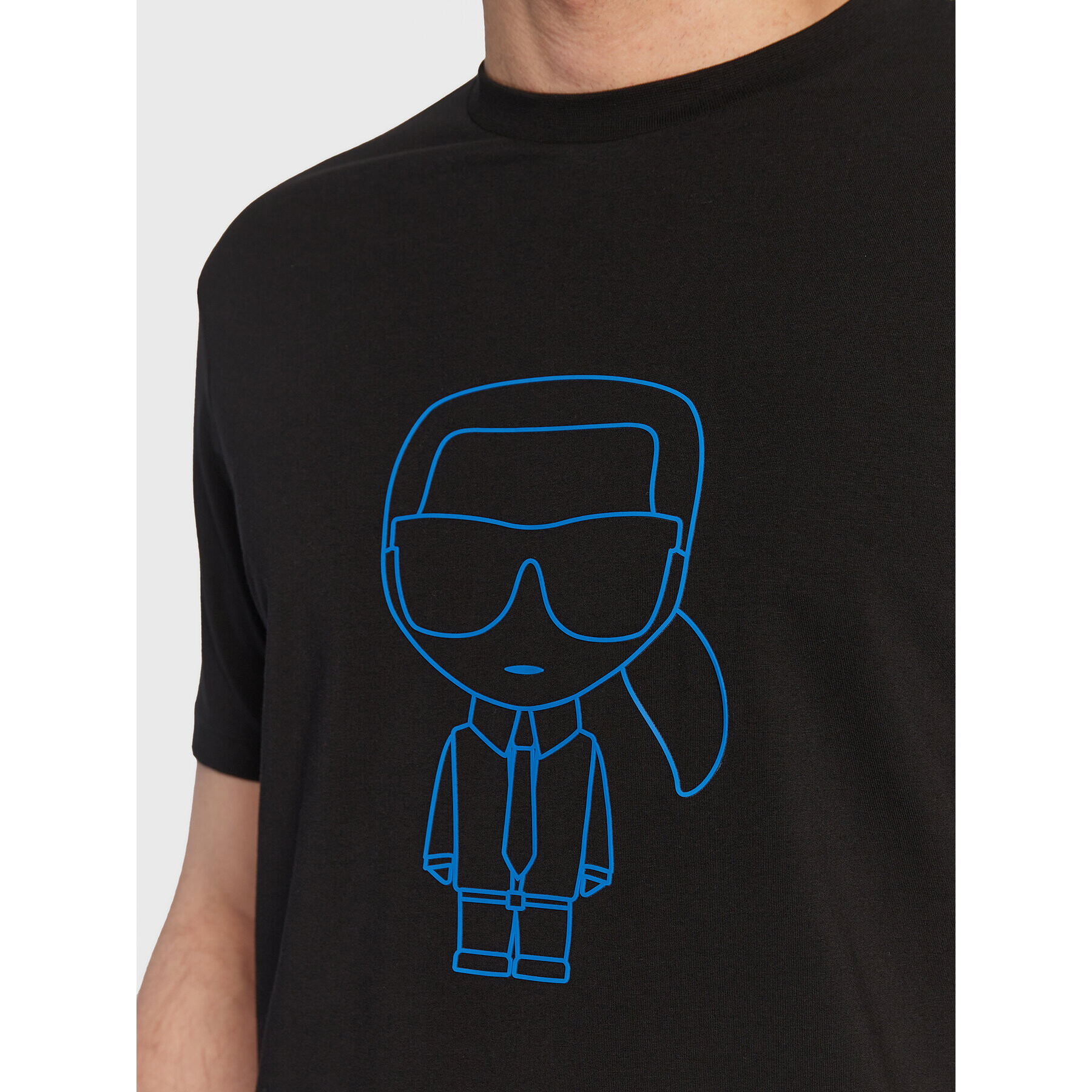 KARL LAGERFELD Тишърт 755057 524221 Черен Regular Fit - Pepit.bg
