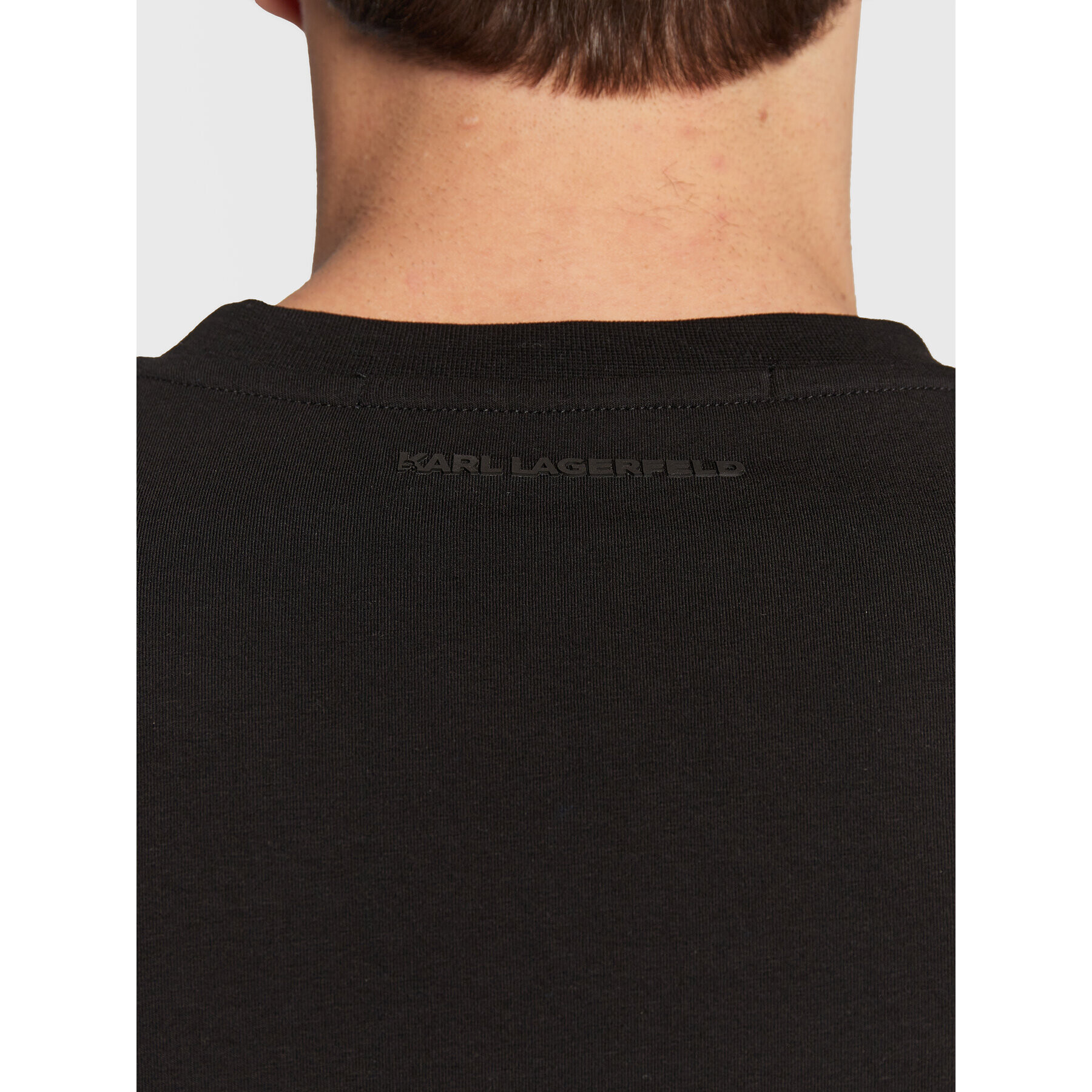KARL LAGERFELD Тишърт 755057 524221 Черен Regular Fit - Pepit.bg